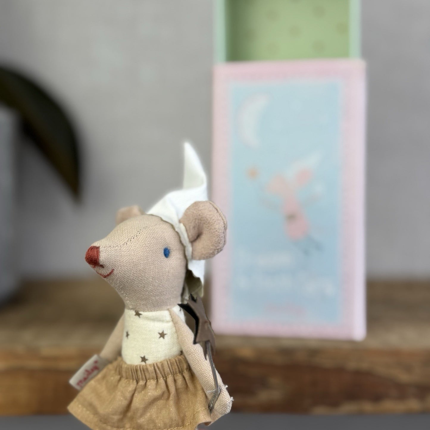 Maileg Toothfairy In Matchbox - Retired 2015 - Tooth Fairy Collectible Mouse
