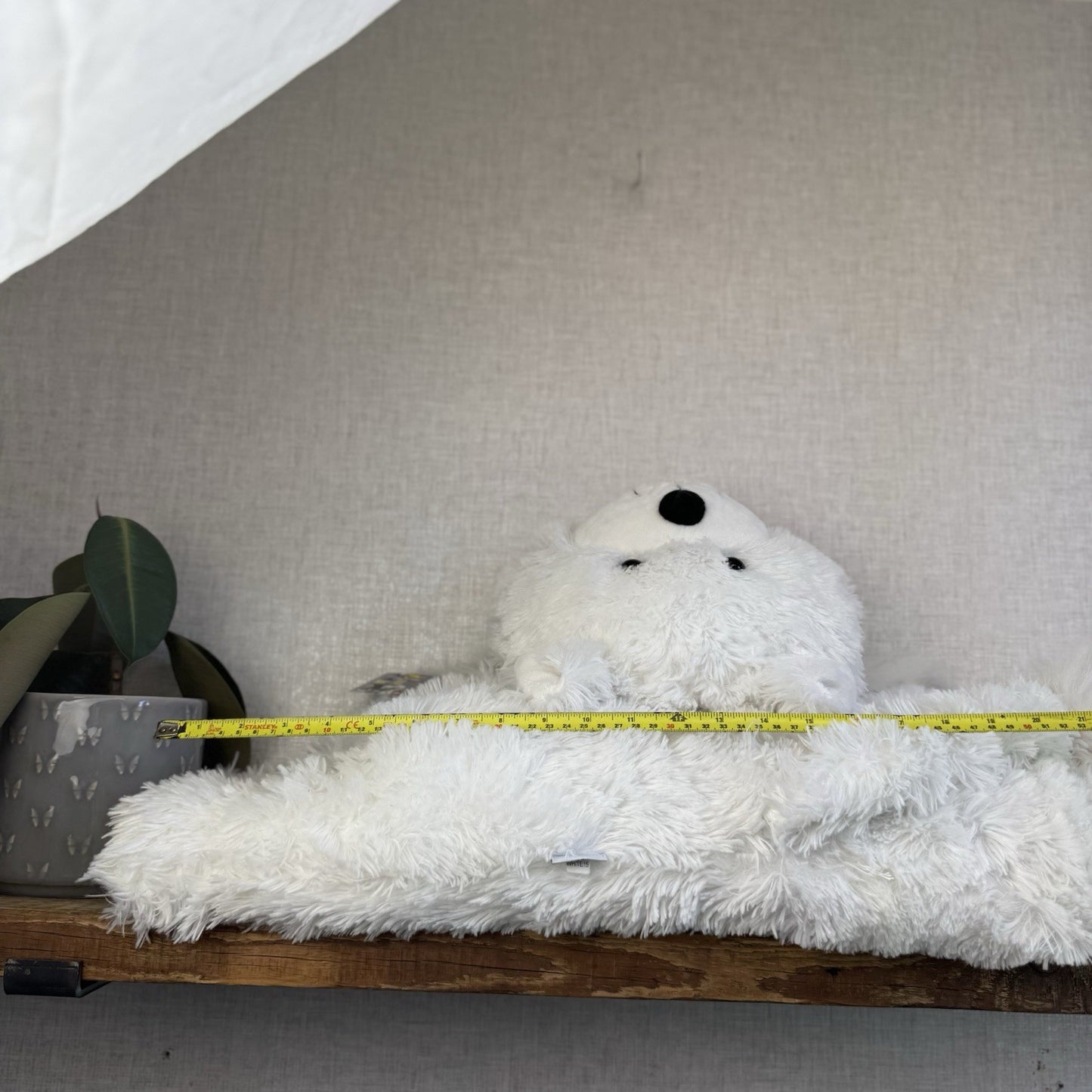 Huge Truffles White Cat - Little White Company/Jellycat Collab Large Cushion Cat