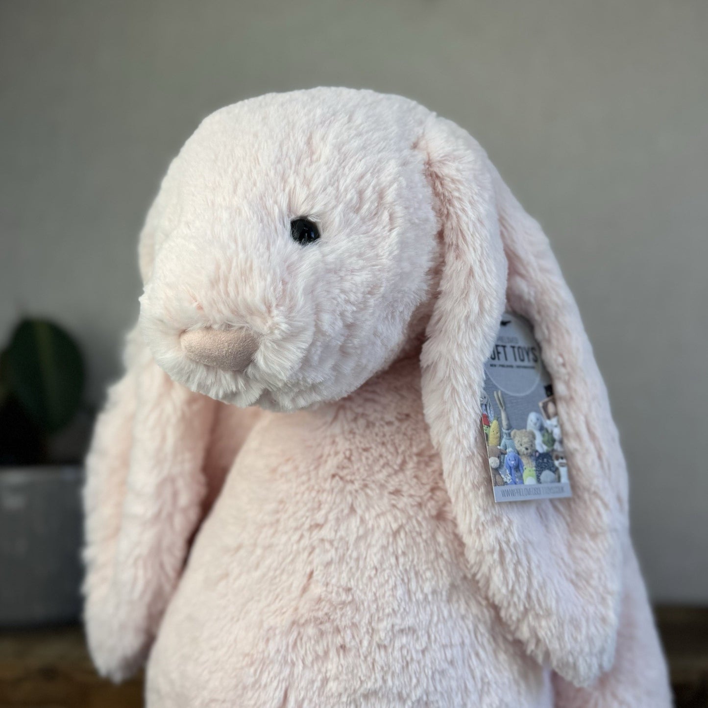 Jellycat Huge Bashful Pink Bunny - Large Baby Pink Bunny - Huge Rabbit 20"