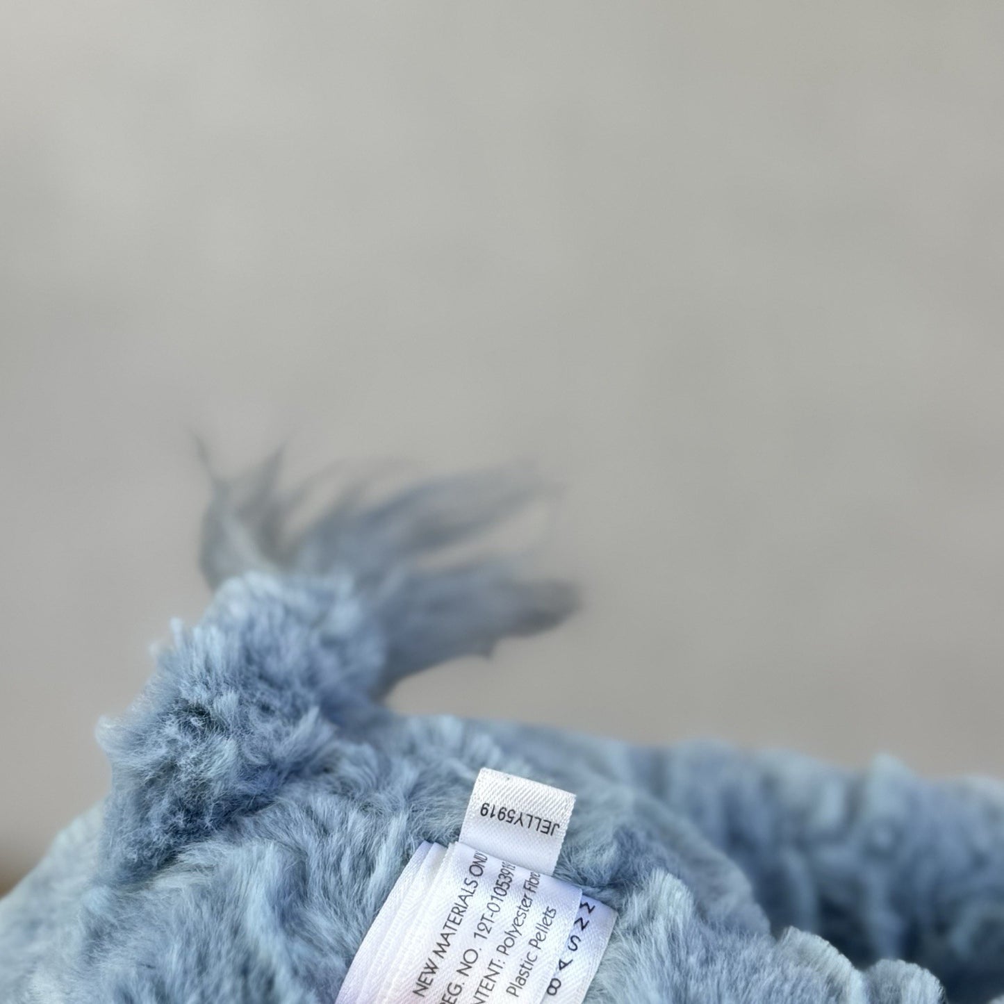 Jellycat Little Eddy Small Blue Standing Elephant Beanie Retired Collectible 8”