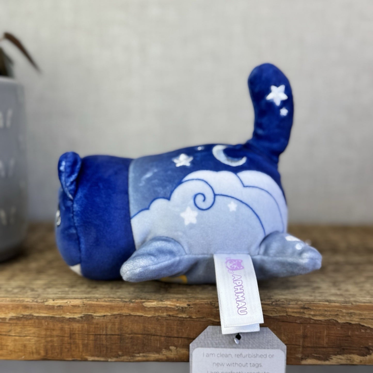 Aphmau MeeMeows - Celestial Moon Cat - Pocket Pal Squishy Blue Small Cat 5"