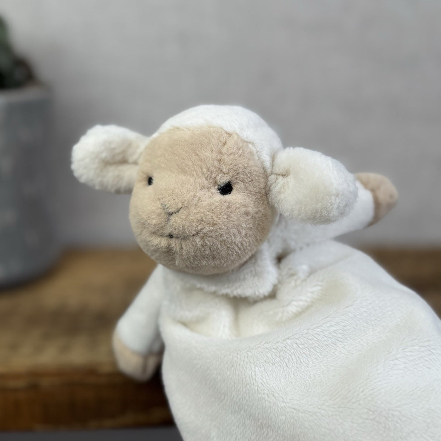Jellycat Husbie Lamb Soother Comoforter - Sheep Baby Soft Toy Blanket NWOT