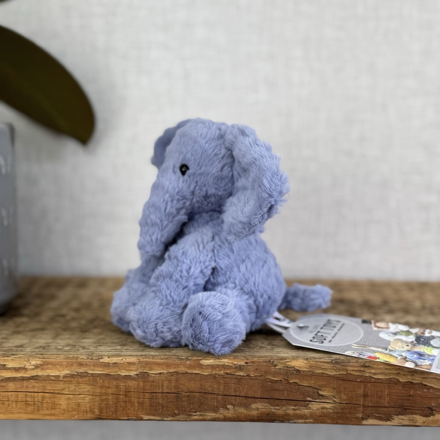 Jellycat Baby Fuddlewuddle Elephant - Fuddlewuddle Tiny Blue Elephant 4” (#2)