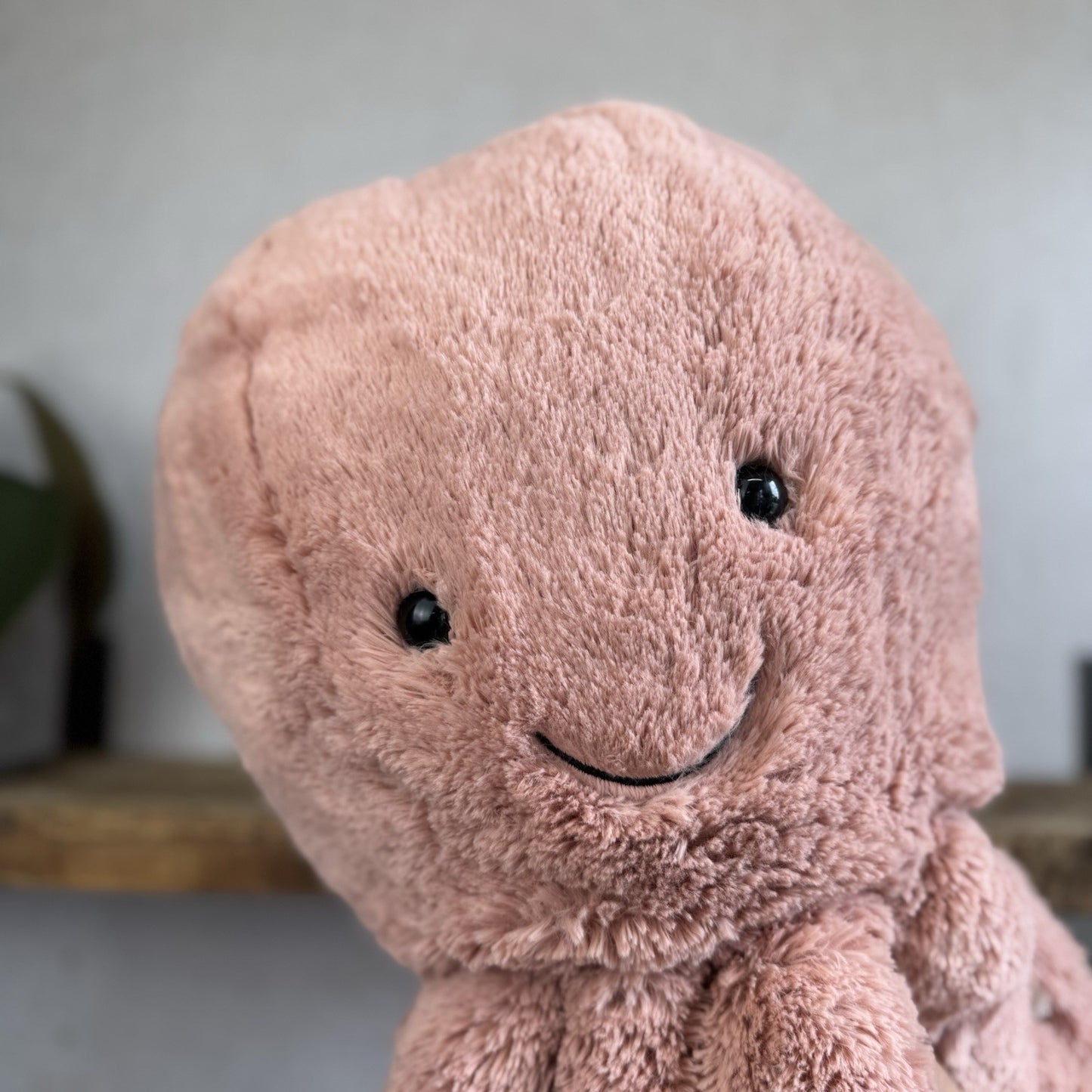 Jellycat Really Big Odell Octopus - Peach Large Octopus Beanie Toy Retired 86cm