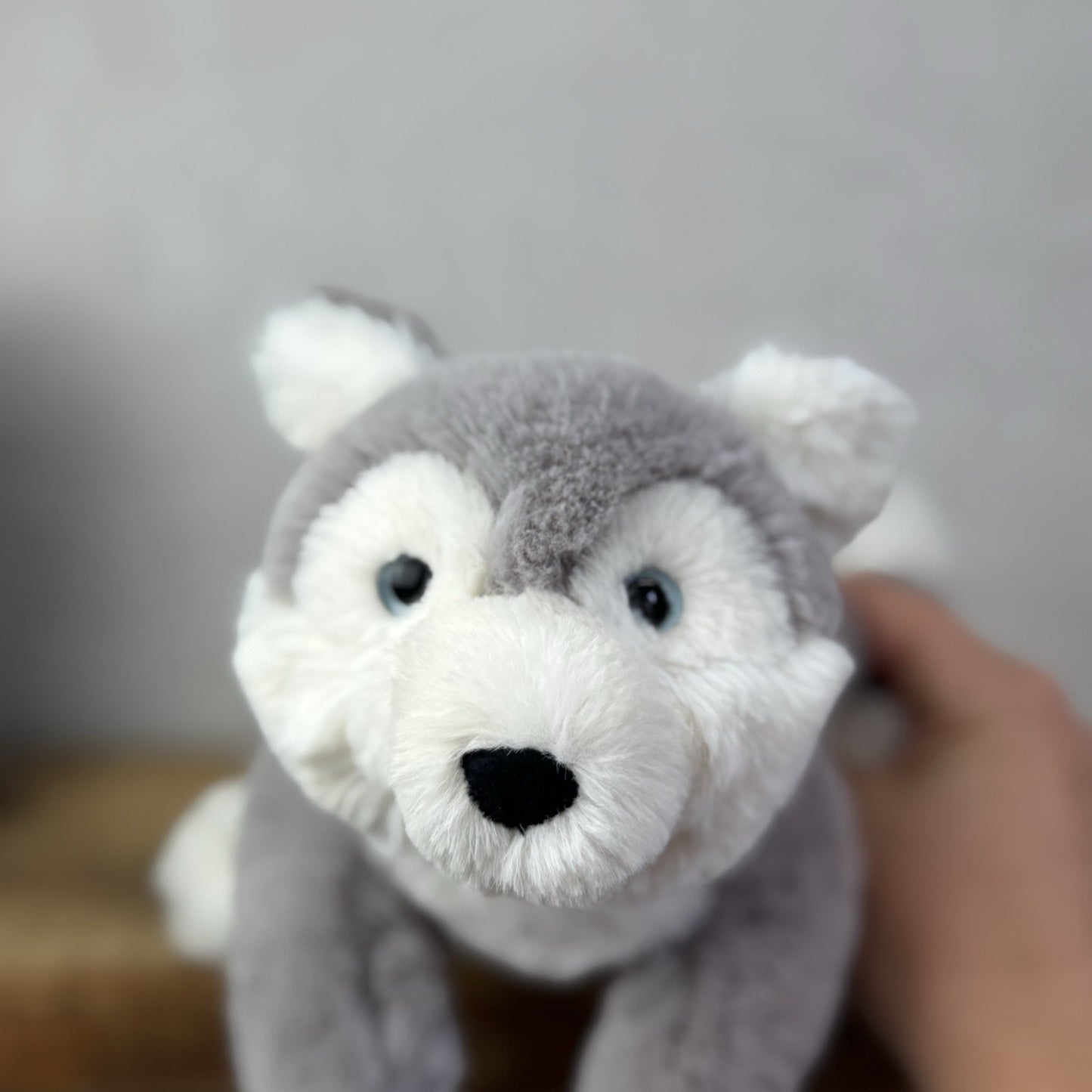 Jellycat Little Hudson Husky Soft Grey Husky Plush Dog Soft Toy Retired 11”