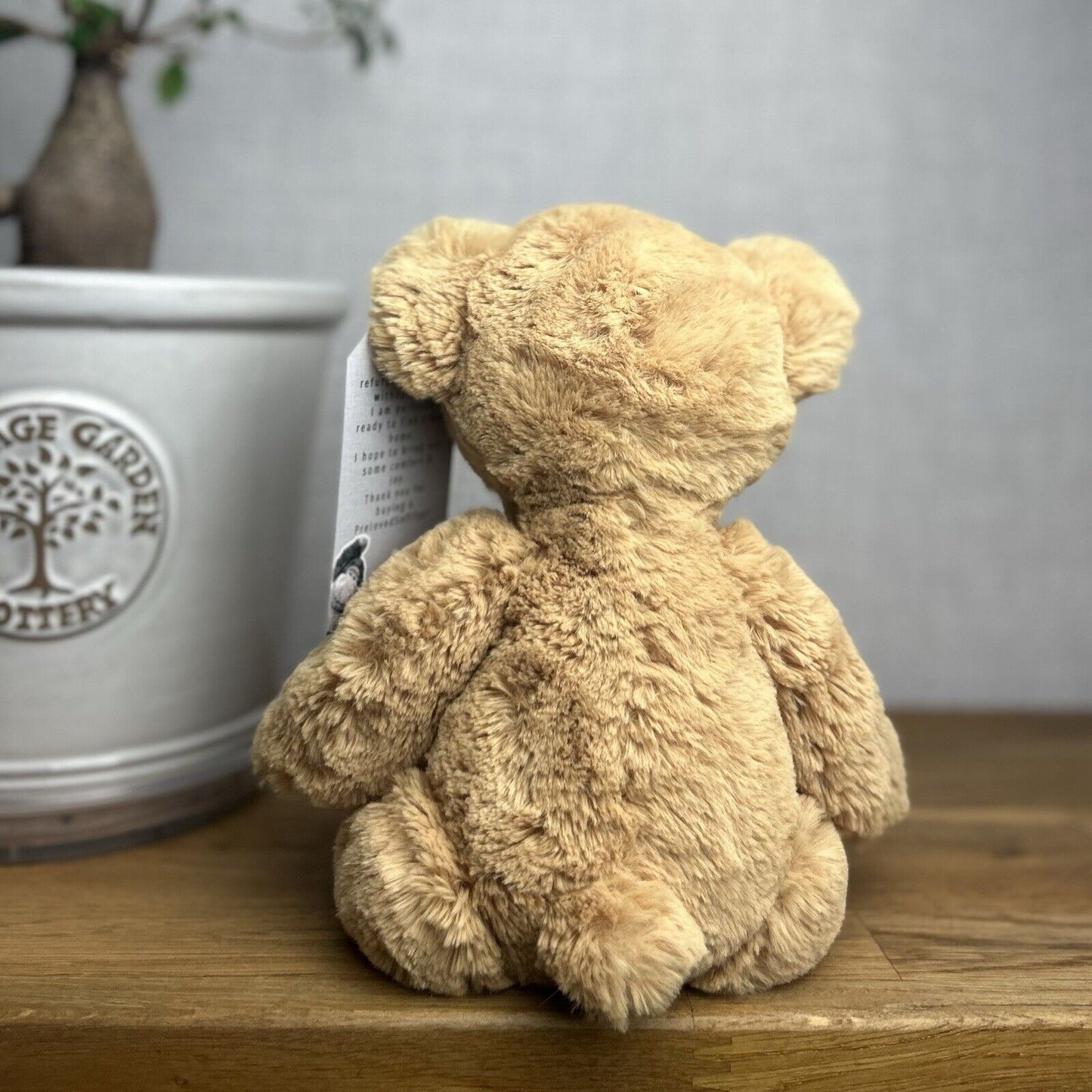 John Lewis Small Honey Bear Beanie Bear (Jellycat Collaboration) Small Size 10”