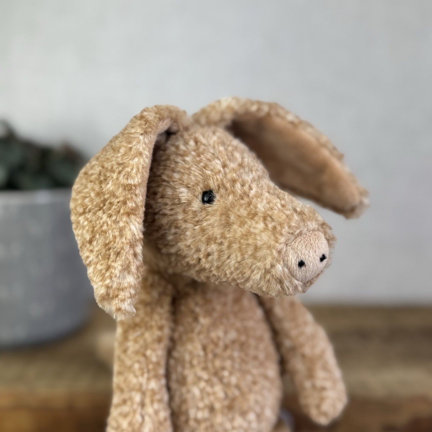 Jellycat Alan Aardvark - Orange/Brown Mix Aardvark Beanie Plush Retired 12"