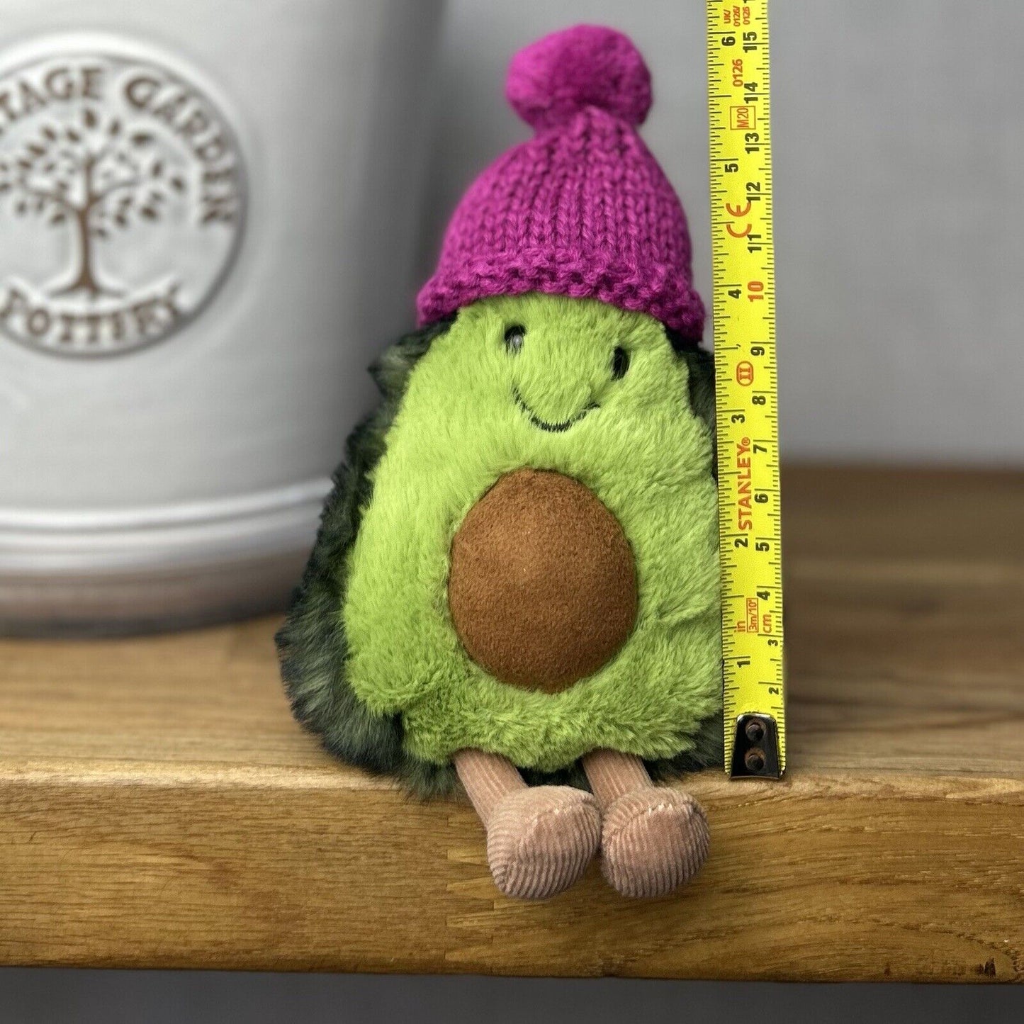 Jellycat Amuseable Cozi Avocado With Hat Plush Soft Toy - Fuschia Cozi Avacado