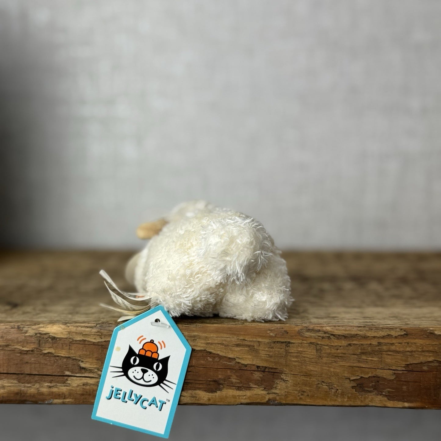 Jellycat Rare Bobtail Sheep - Collectible Lamb (misprinted Tag) Tiny Vintage 4”