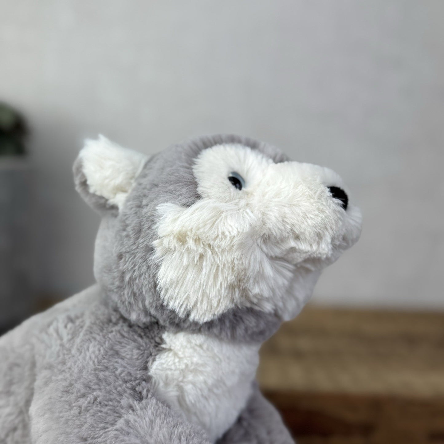 Jellycat Little Hudson Husky Soft Grey Husky Plush Dog Soft Toy Retired 11”