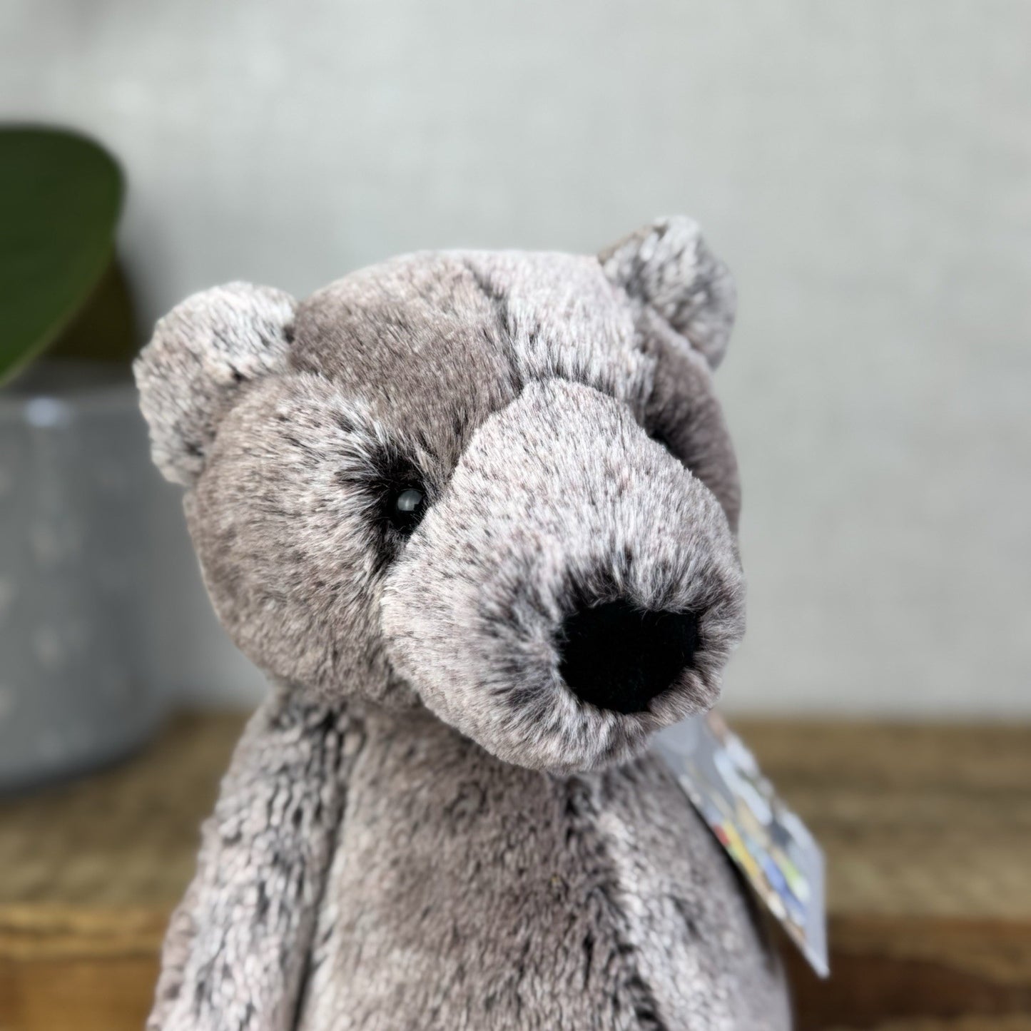 Jellycat Bramble Bear - Medium Woodland/cottontail colour Bashful Bear 12"