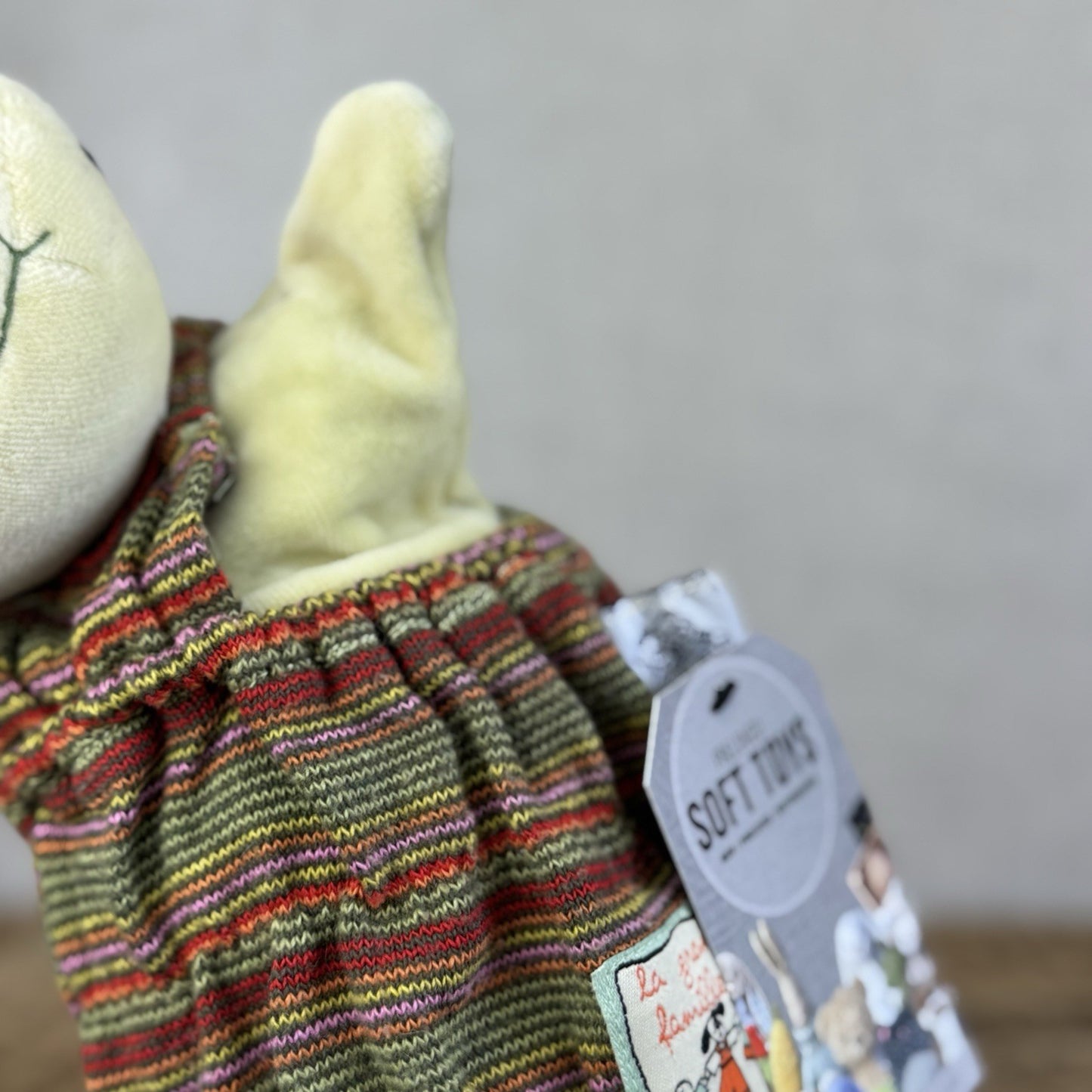 Moulin Roty Frog Soft Hand Puppet - Frog Puppet - Moulin Roty La Grande Famille