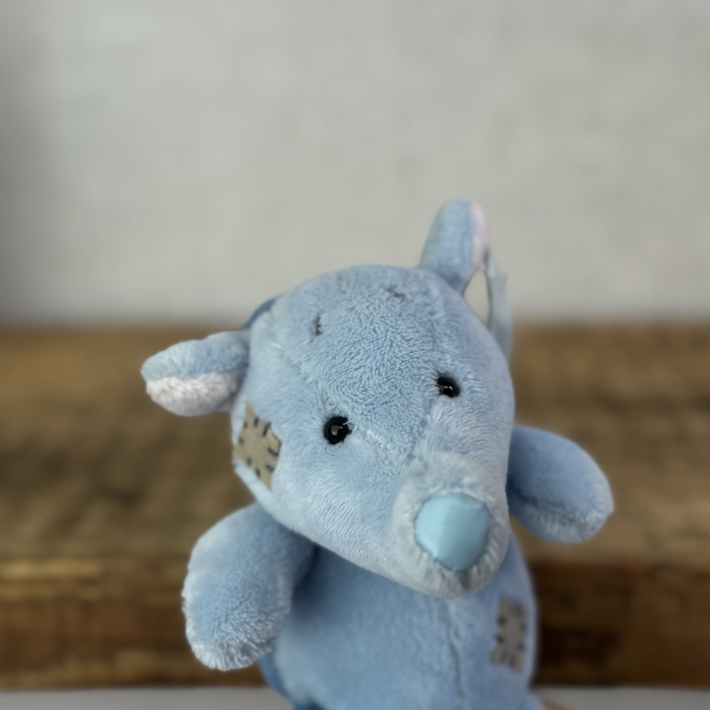 Blue Nose Friends Shield Armadillo #103 - Small Blue Armadillo Soft Toy