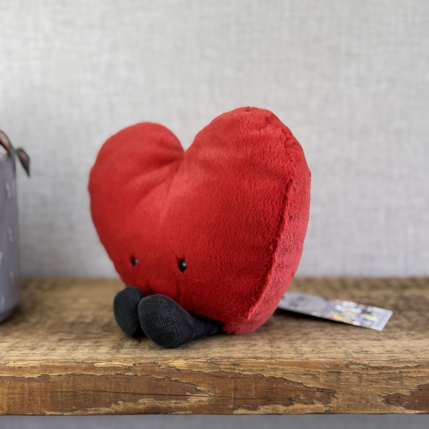 Jellycat Amuseable Red Heart - Larger Heart Beanie Plush Valentine 8"