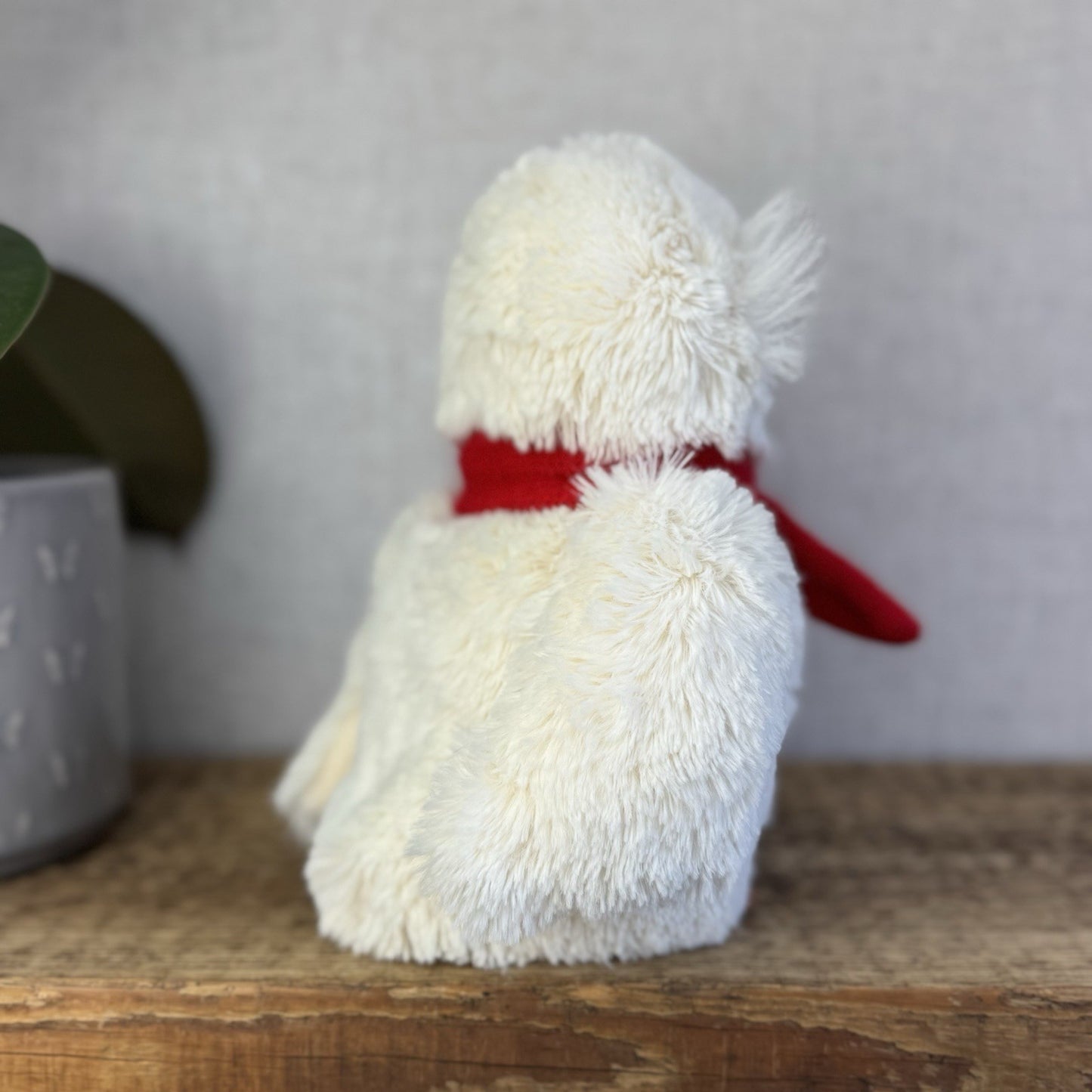Jellycat John Lewis Exclusive - Medium Bashful Owl In Scarf - Owl Beanie 9”