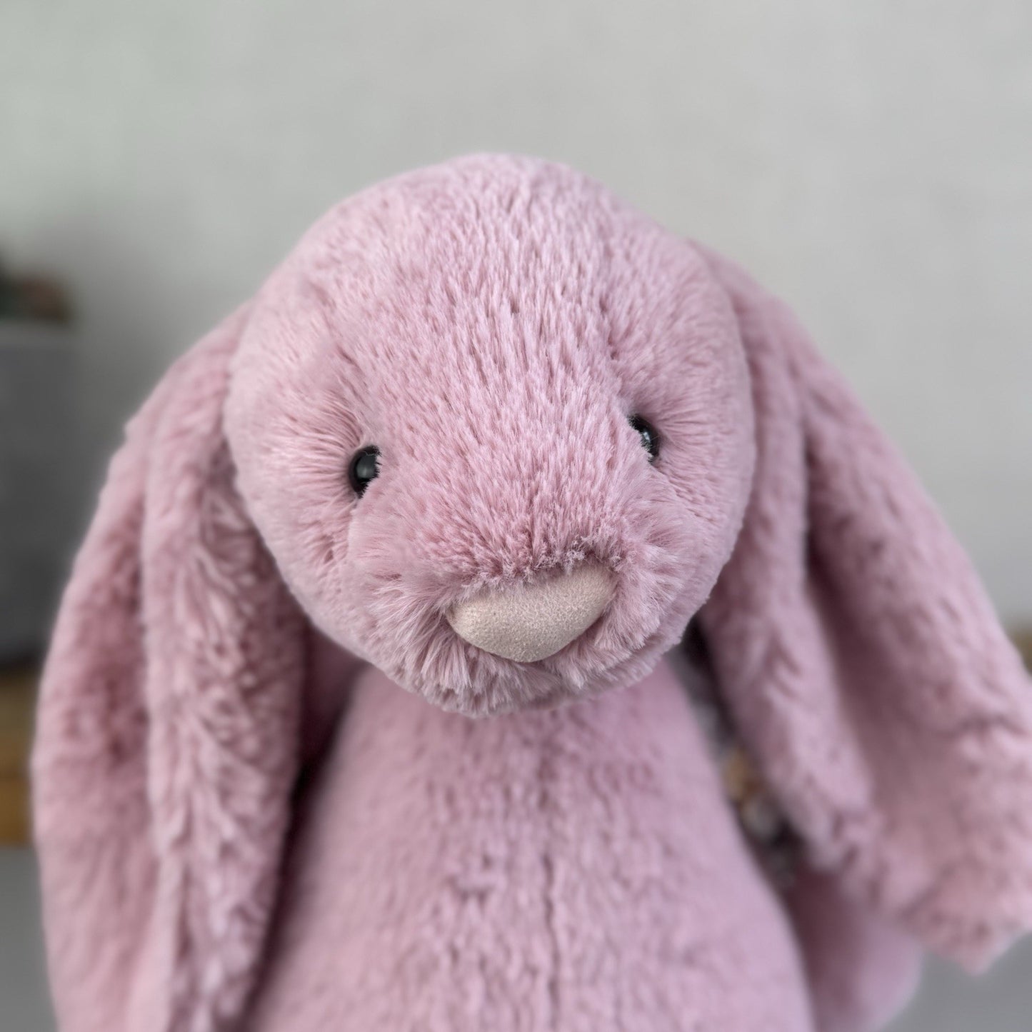 Jellycat Large Bashful Tulip Bunny Rabbit - Large Pink Rabbit Beanie Plush 16"