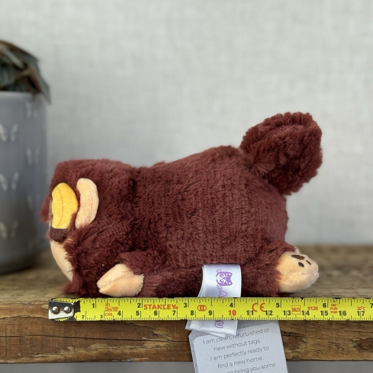 Aphmau MeeMeows - Monkey Cat Safari Fluffy Monkey Cat Plush Soft Toy 5”