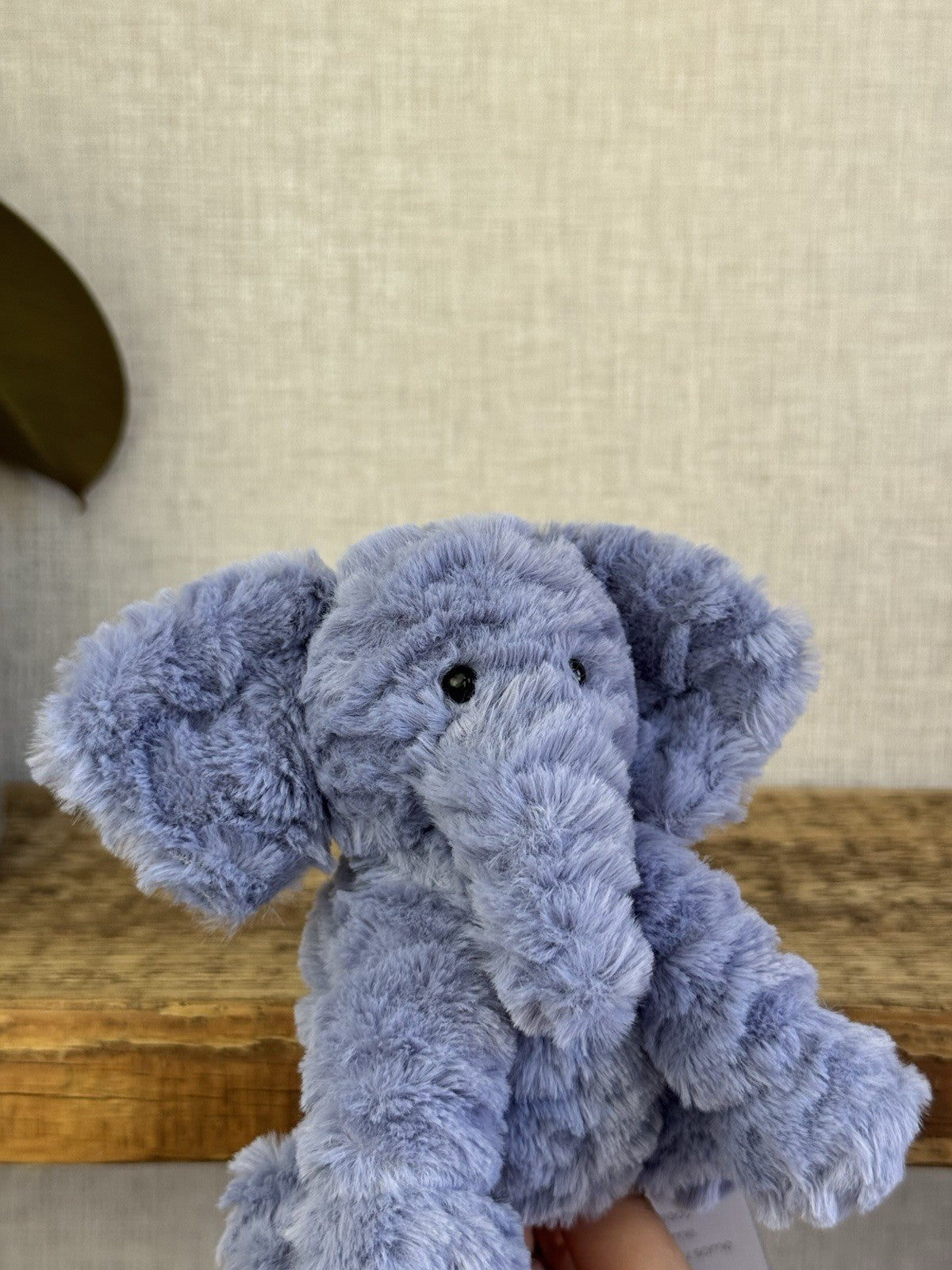 Jellycat Baby Fuddlewuddle Elephant - Fuddlewuddle Tiny Blue Elephant 4”