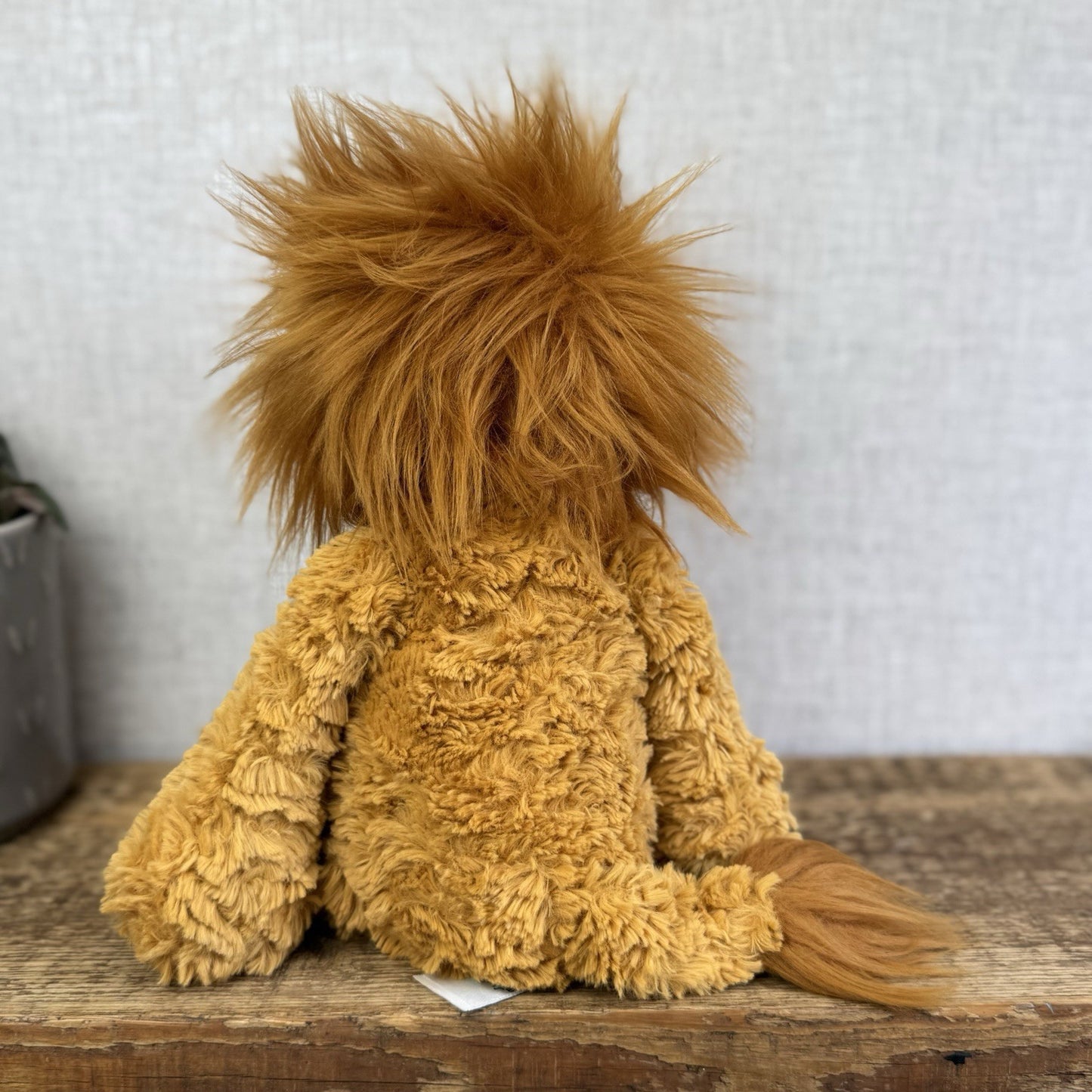 Jellycat Medium Mumble Lion - Rare Sguiggle Lion Soft Toy Beanie Plush 14"