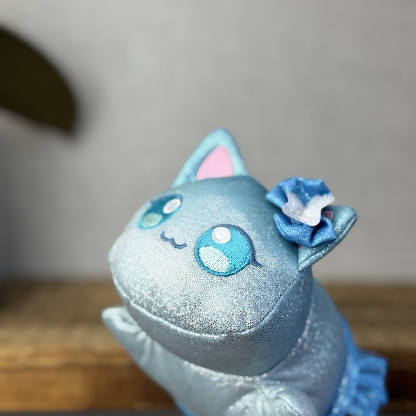 Aphmau MeeMeows - Mermaid Cat Blue Sparkly Kitty - Pocket Money Pal Small Cat 5"