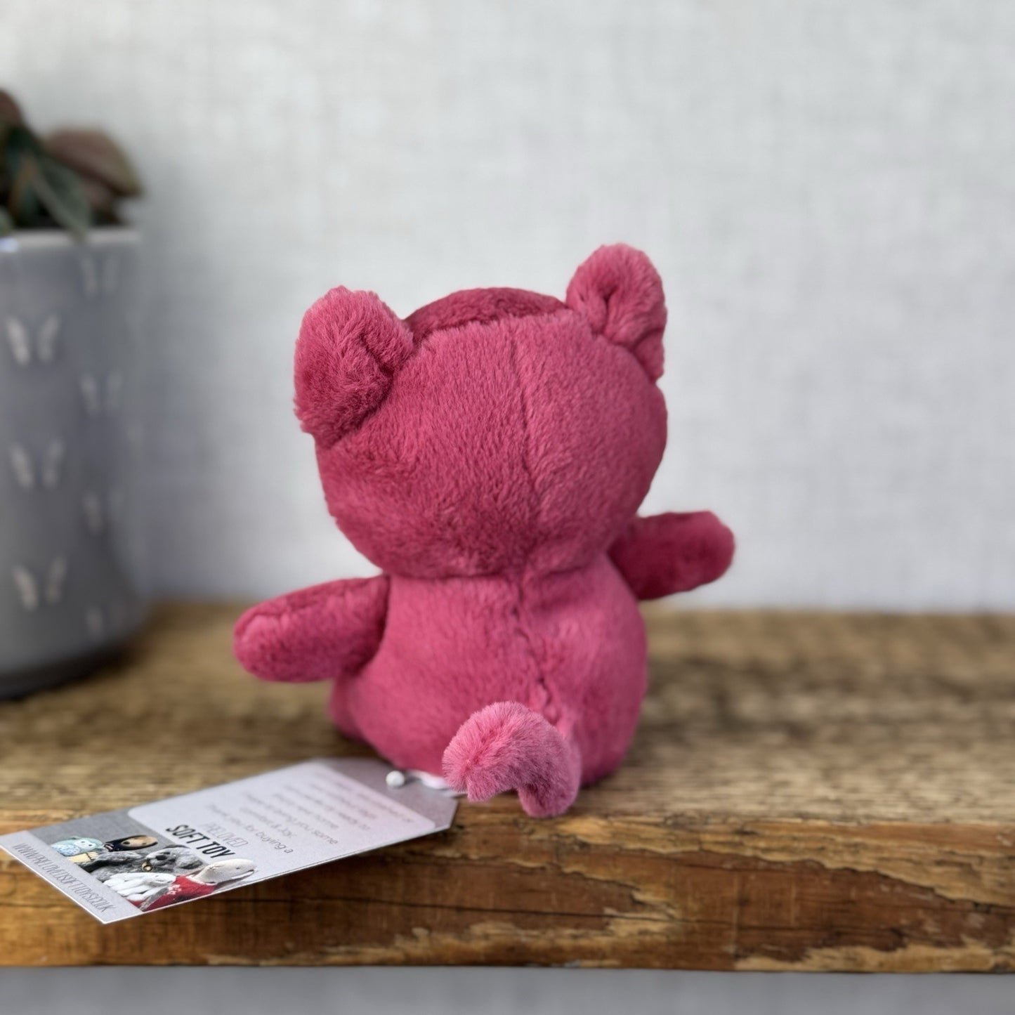 Jellycat Sweetsicle Cat - Tiny Pink Rabbit Plush Beanie New Without Tags 5"