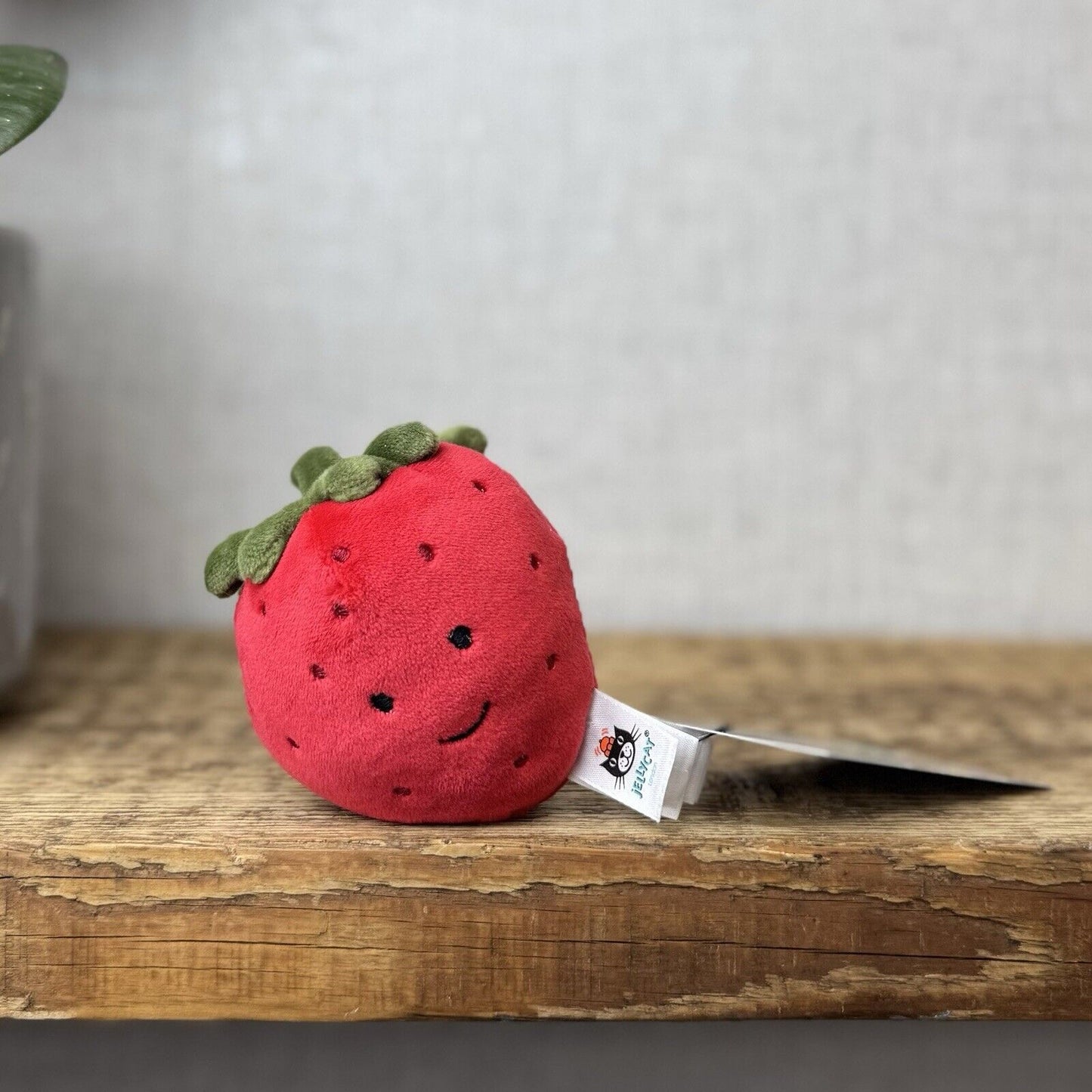 Jellycat Fabulous Fruit Strawberry - Soft Toy Play Food - Fruit Soft Toy 4”