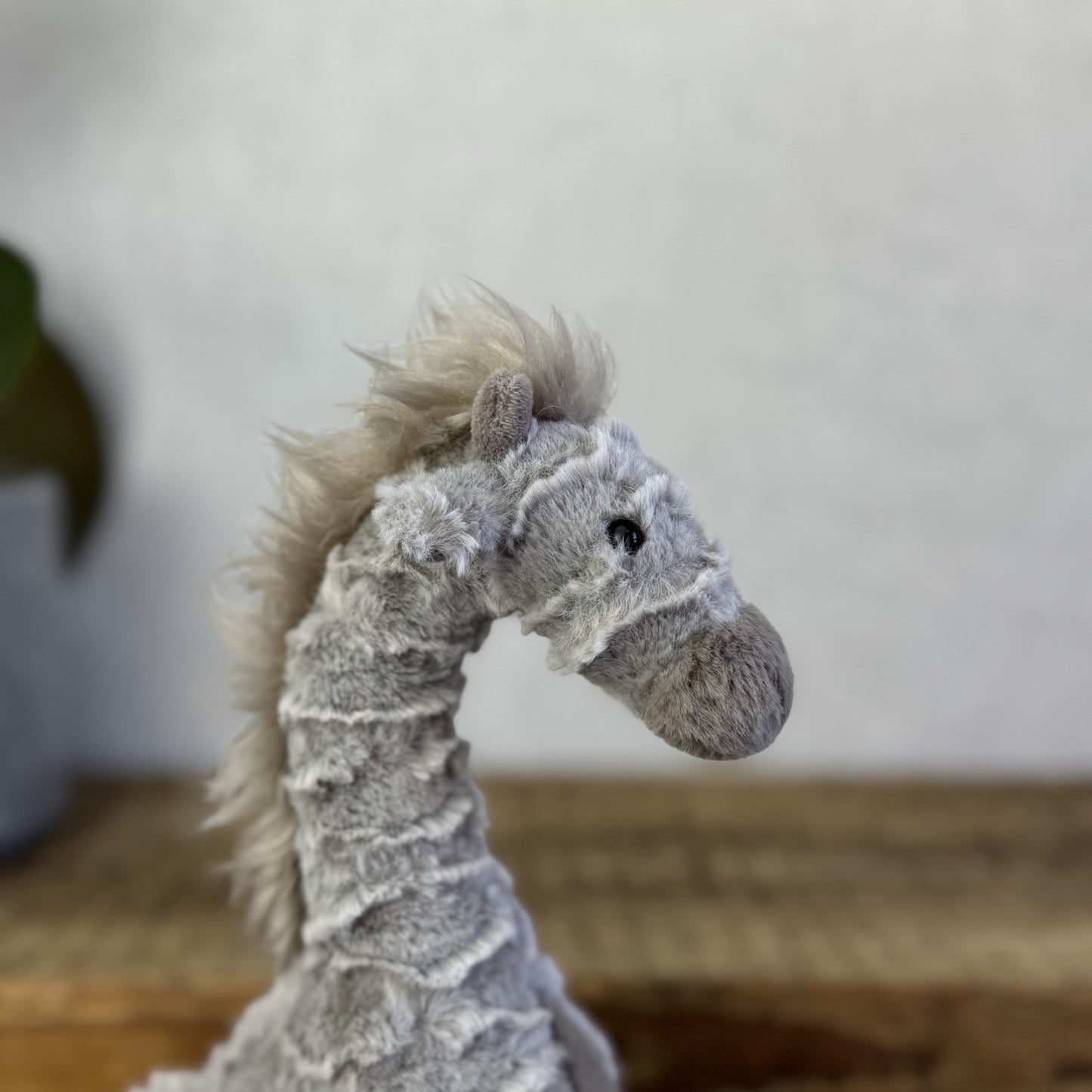 Jellycat Little Joey Giraffe - Small Grey Standing Giraffe Beanie Plush NWOT 8"