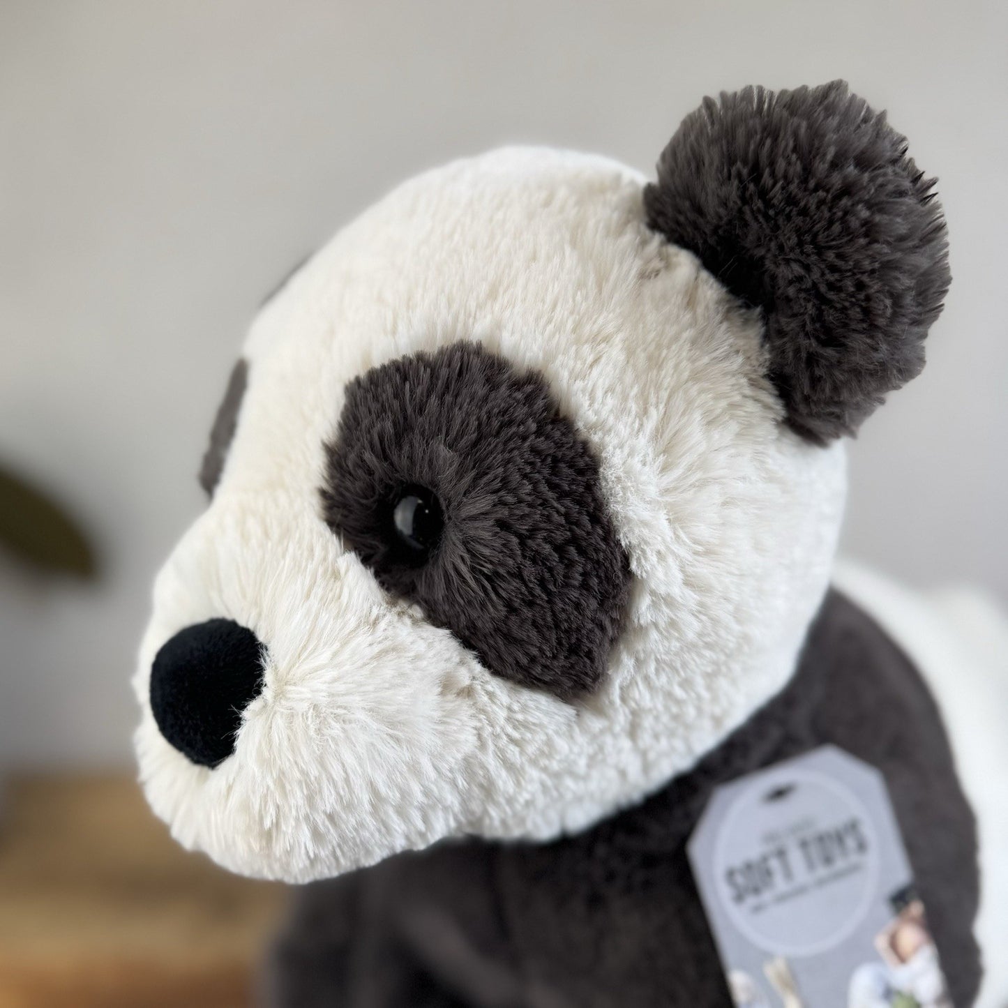 Jellycat Large Huggady Panda - Big Floppy Panda Beanie Rare/Retired 26"