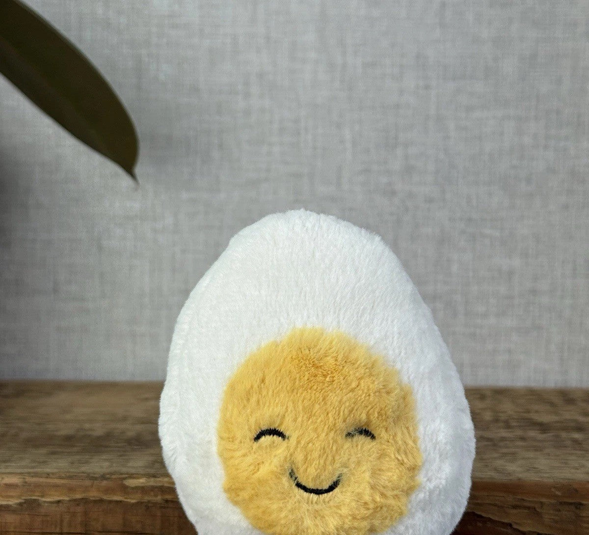 Jellycat Amuseable Blushing Boiled Egg - Little Egg With Feet Soft Toy Beanie