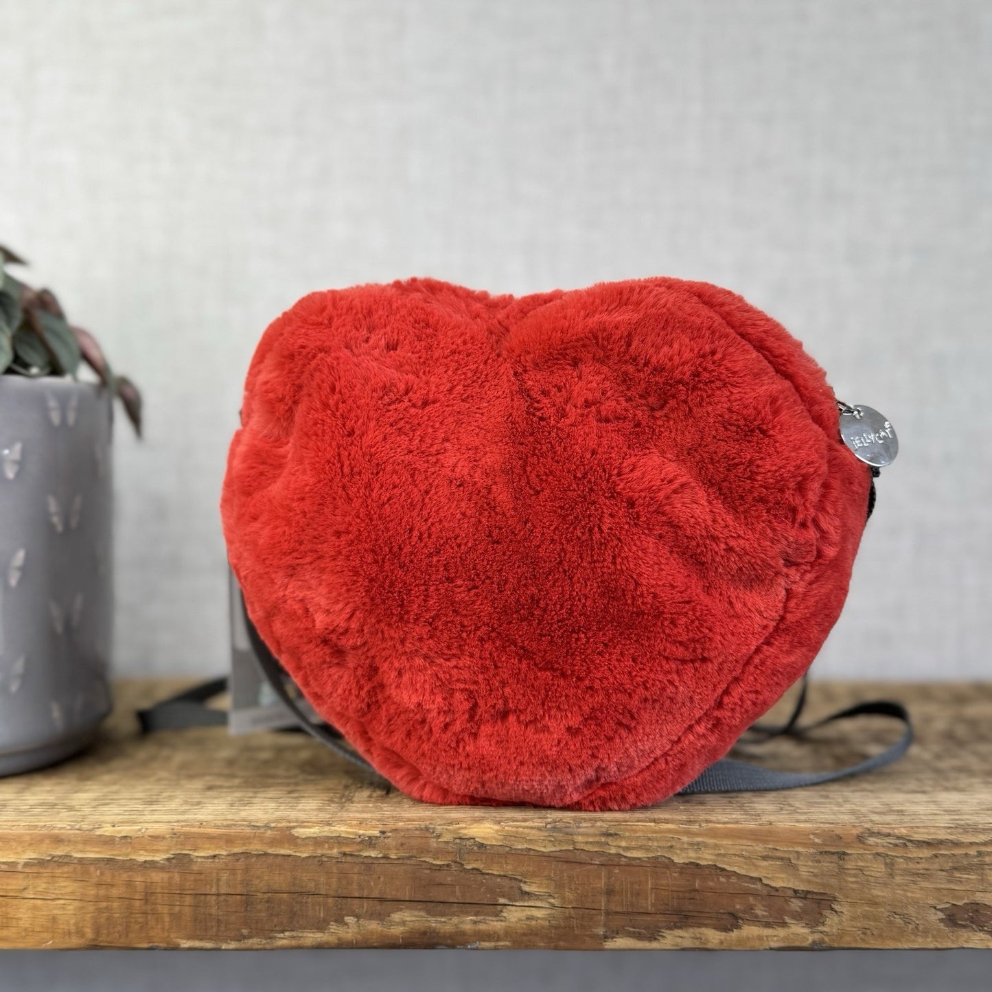 Jellycat Amuseable Red Heart Bag - Cute Heart Bag Soft Plush Collectible 8"