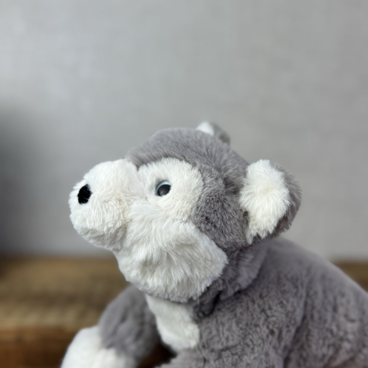 Jellycat Little Hudson Husky Soft Grey Husky Plush Dog Soft Toy Retired 11”
