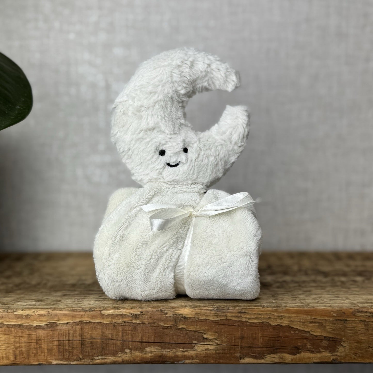 Jellycat Amuseable Moon Comforter Blanket Soother - Cream Moon Comforter