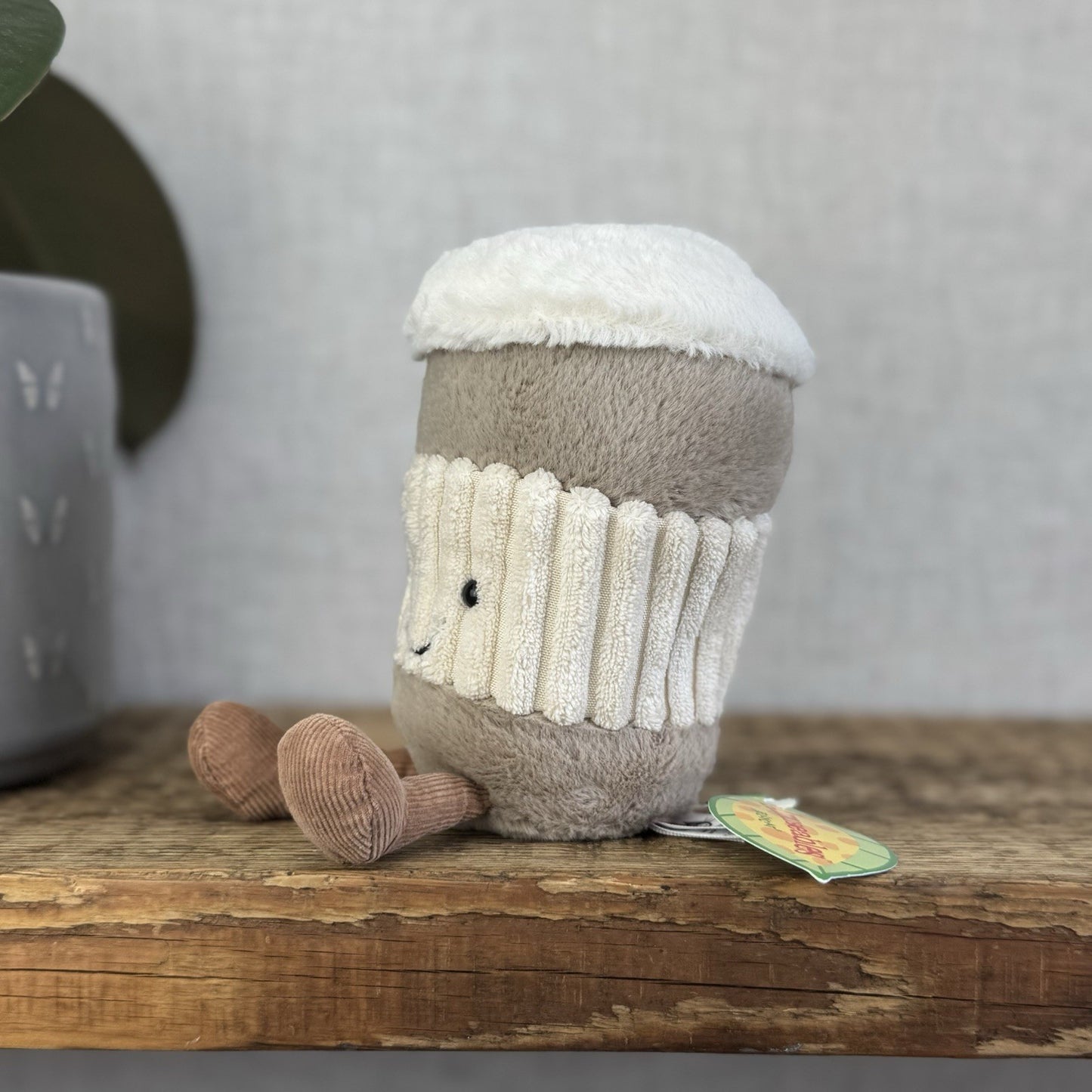 Jellycat Amuseable Coffee To Go Cup - Coffee Cup Soft Toy Beanie New With Tags