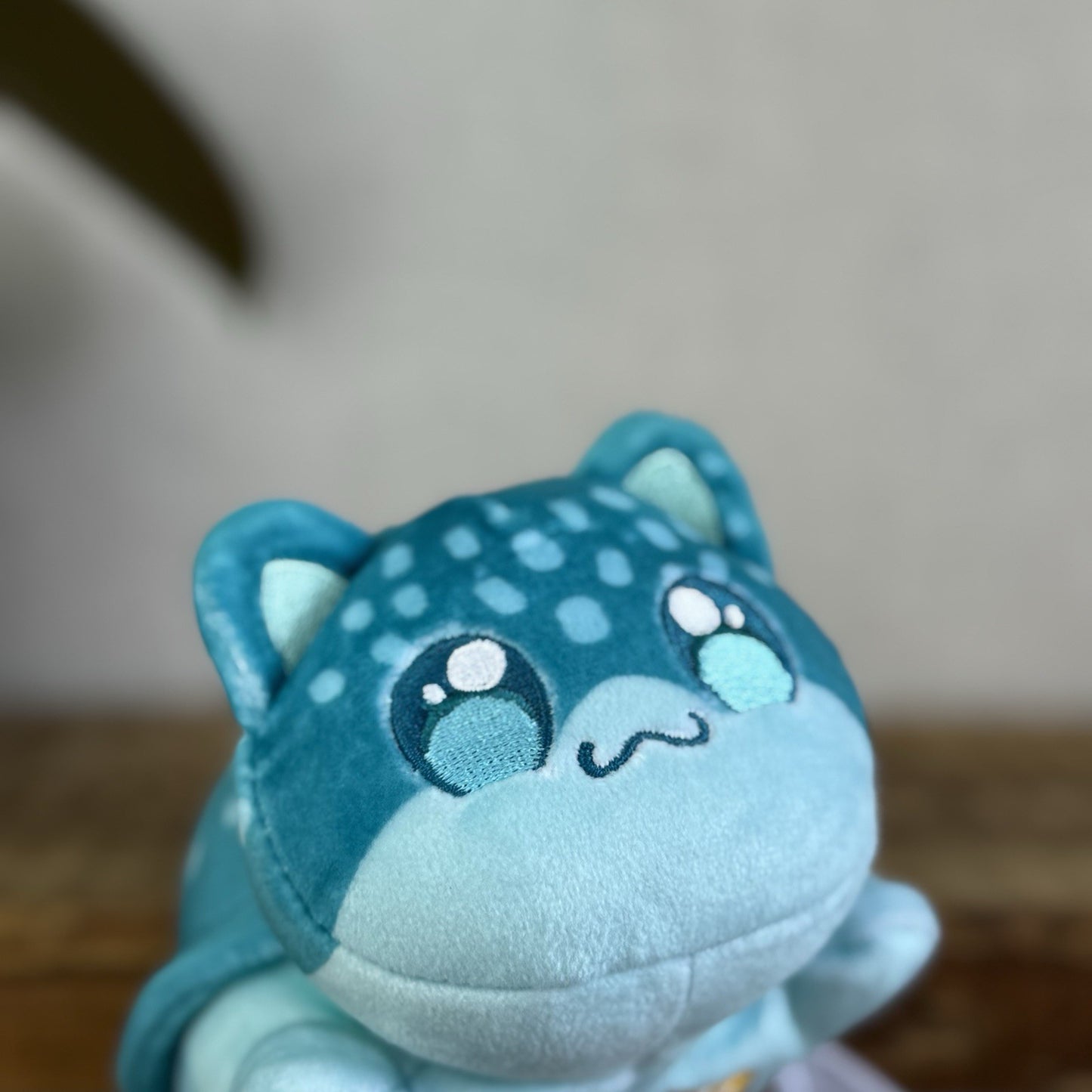 Aphmau MeeMeows - Under The Sea Stingray Blue Plush Cat Toy Cute 6"