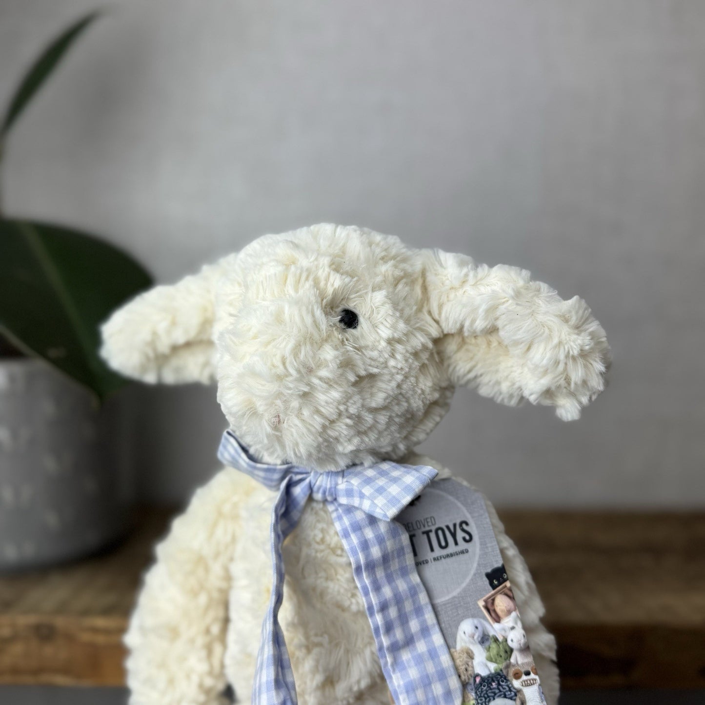 John Lewis Shushky Lamb (Jellycat Collaboration) Cream Curly Lamb Long Legs 15”