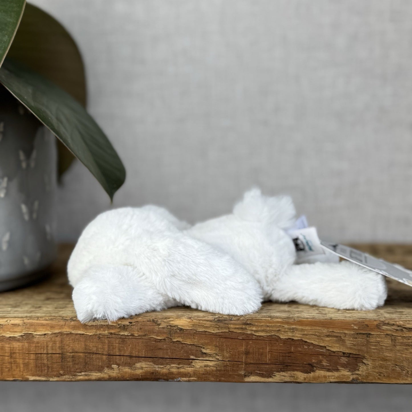 Jellycat Tiny White Smudge Bunny Rabbit - Tiny White Company Exclusive Smudge 8”