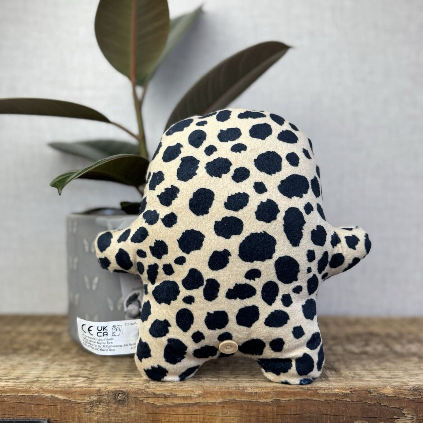 Fuggler Odd Ooga Boogah - Leopard Print Fuggler Soft Plush Toy 8"