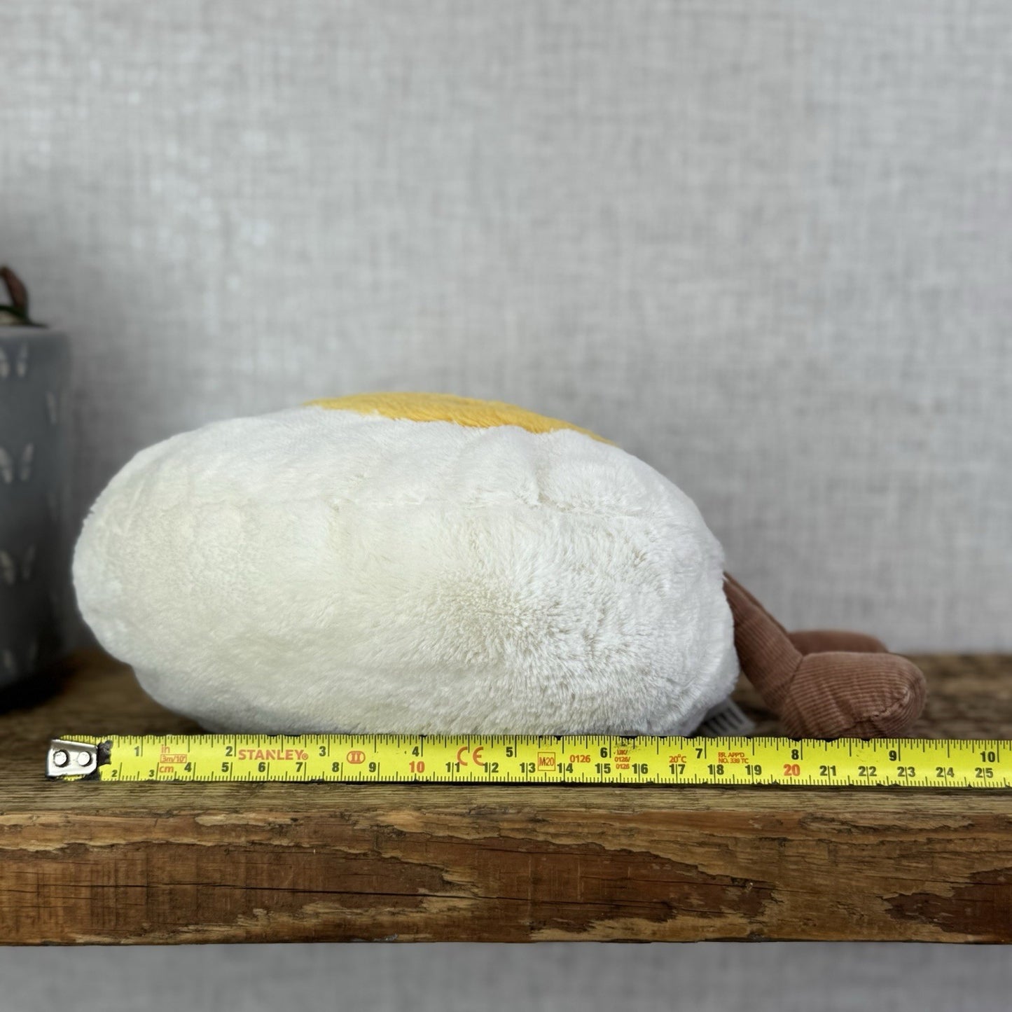 Jellycat Large Amuseable Egg - Large Smiling Egg Plush Beanie Retired 10"