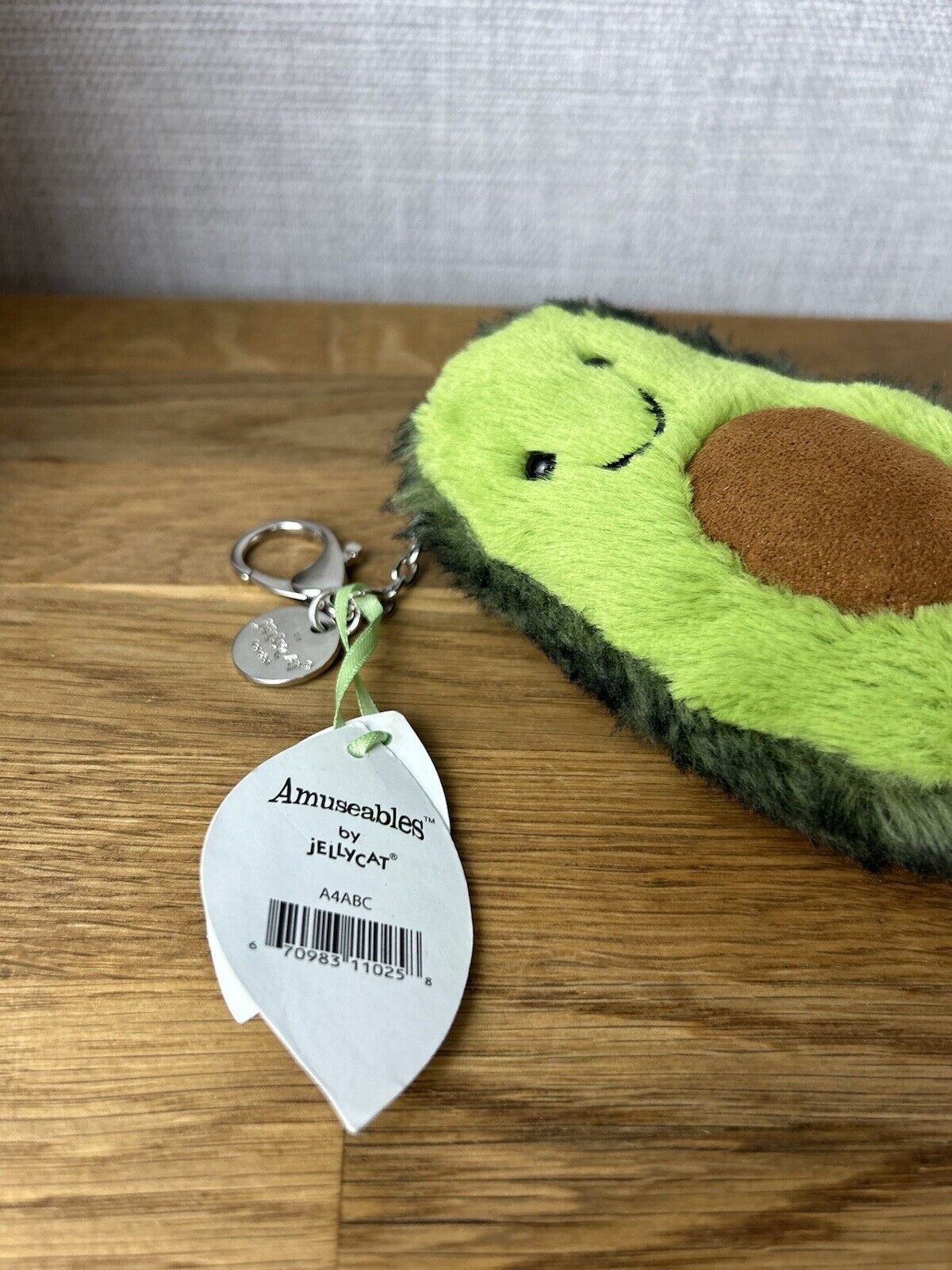 Jellycat Avacado Bag Charm - Jellycat Amusable Bag Charm - Jellycat Keyring