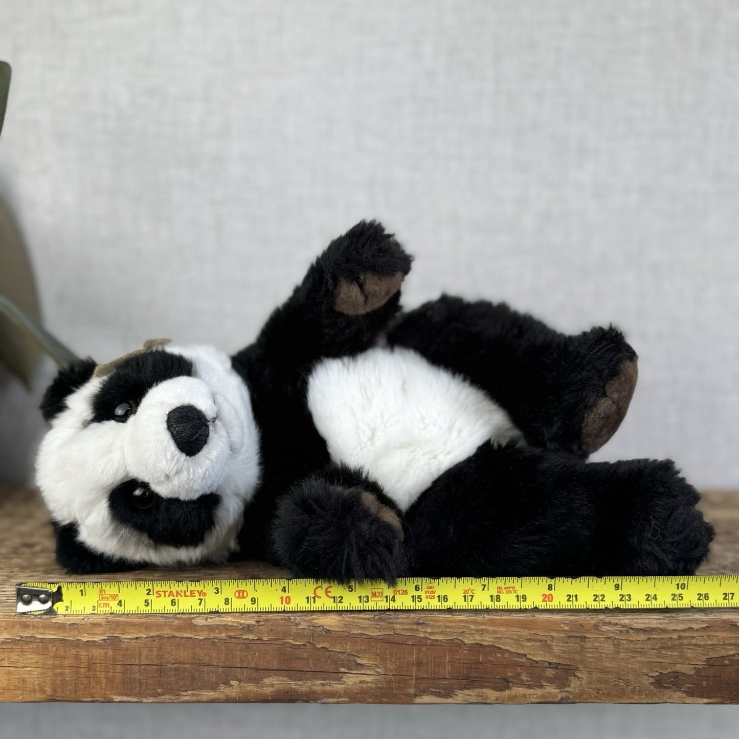 WWF Anna Club Plush Panda - Small Vintage Panda Soft Toy Beanie Super Fluffy 10”