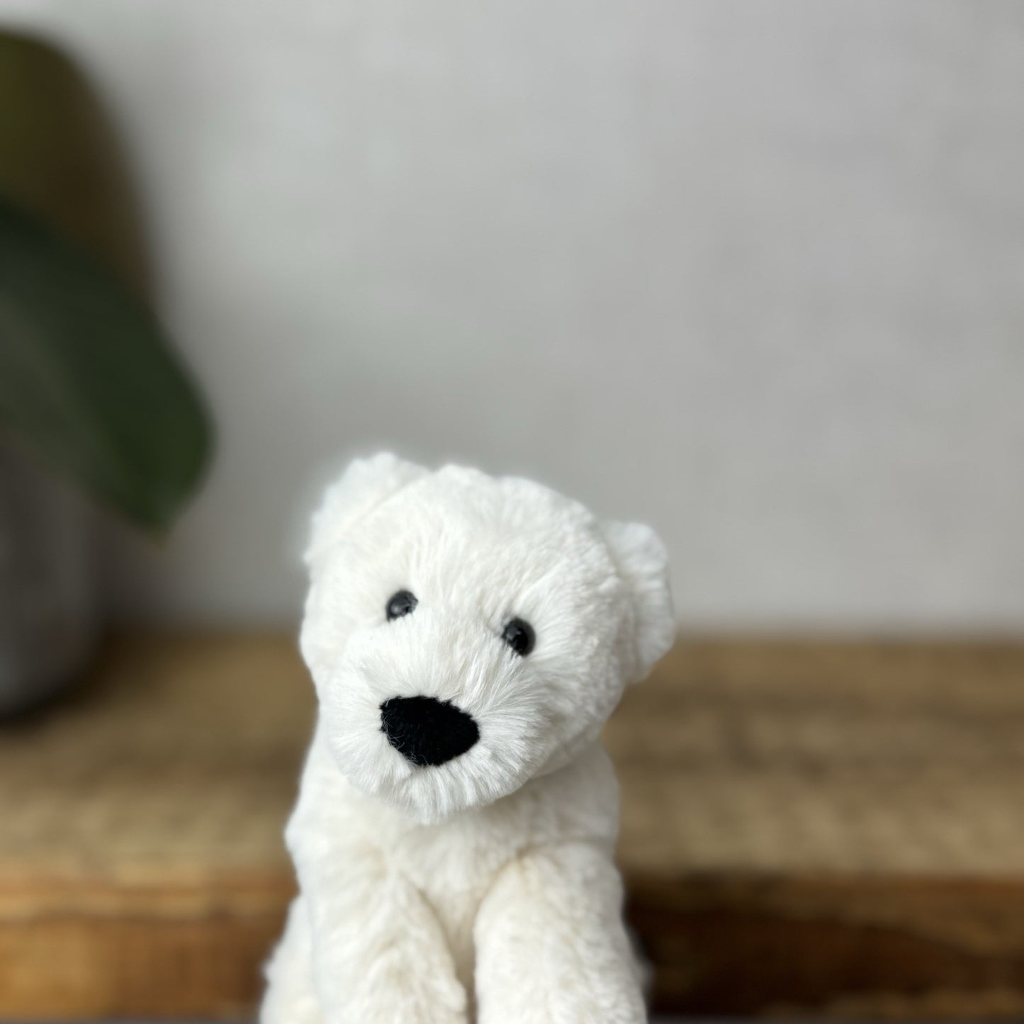 Jellycat Tiny Perry Polar Bear Tiny White Bear - Pocket Pal Plush Mini Beanie 5”