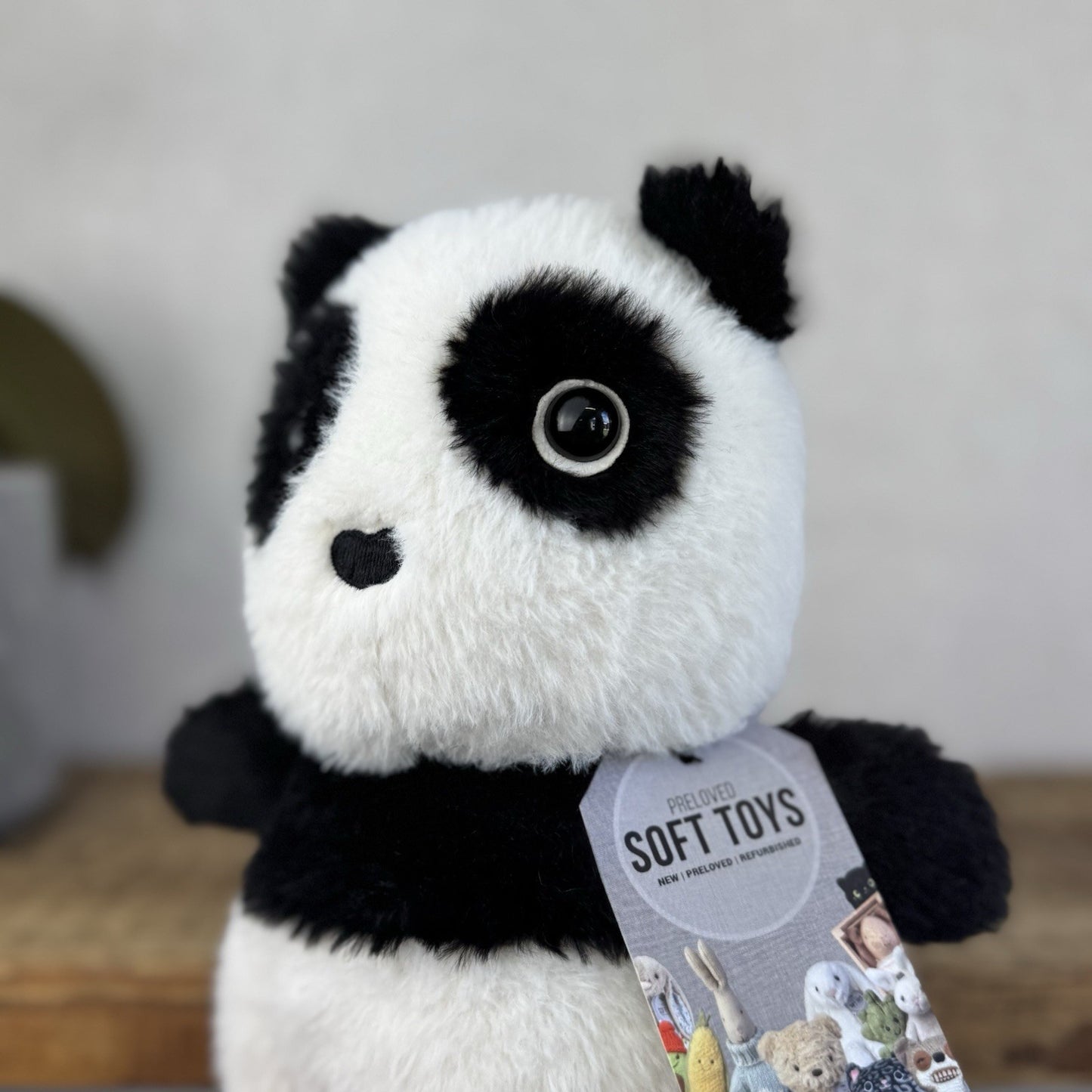 Jellycat Cutie Pops Panda - Panda Cutie Pops - Large Fluffy Panda 10"