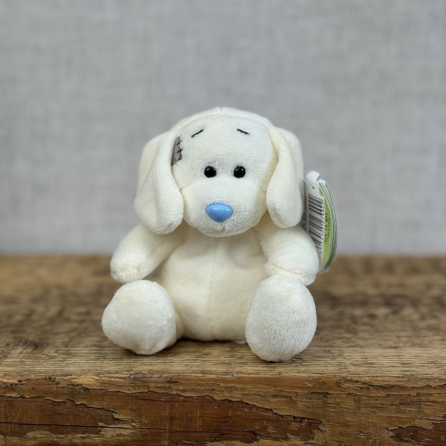Blue Nose Friends Verity Dog #38 - Cream Mini Dog Plush Beanbag New With Tags