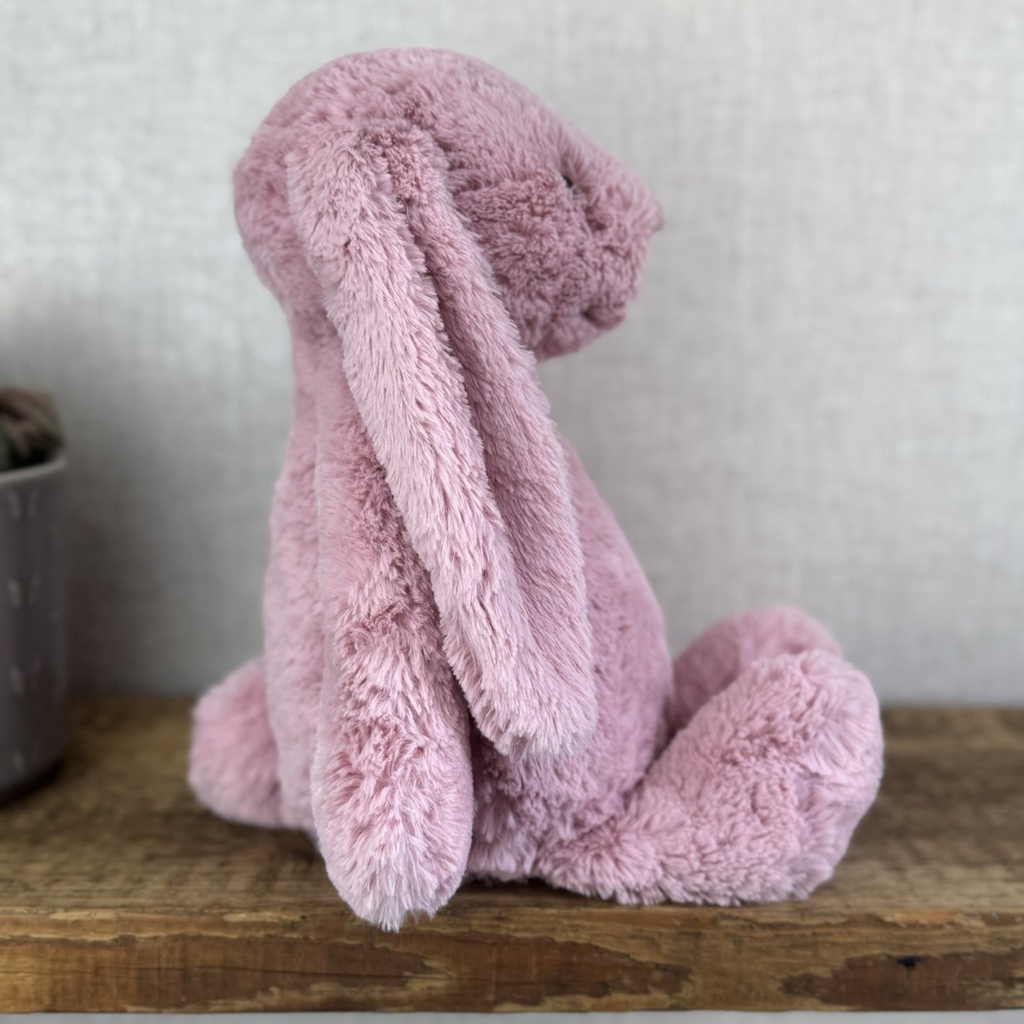 Jellycat Large Bashful Tulip Bunny Rabbit - Large Pink Rabbit Beanie Plush 16"