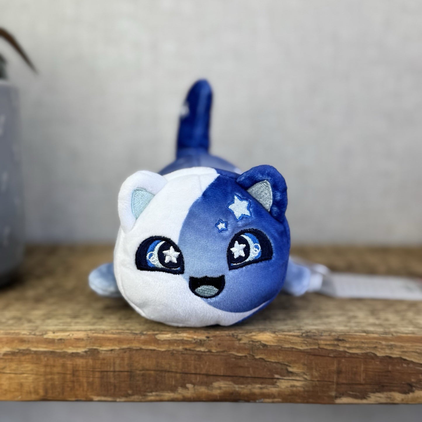 Aphmau MeeMeows - Celestial Moon Cat - Pocket Pal Squishy Blue Small Cat 5"