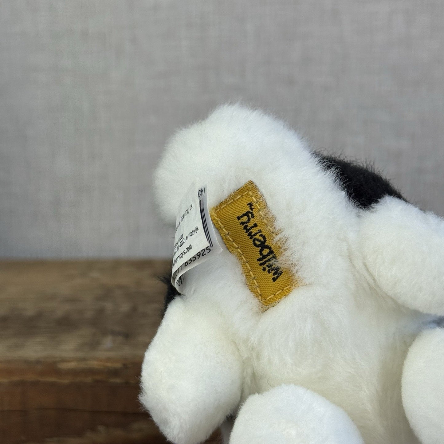 Wilberry Soft Toy Mini Dutch Bunny - Mini Black/White Lop Bunn Soft Toy NWOT