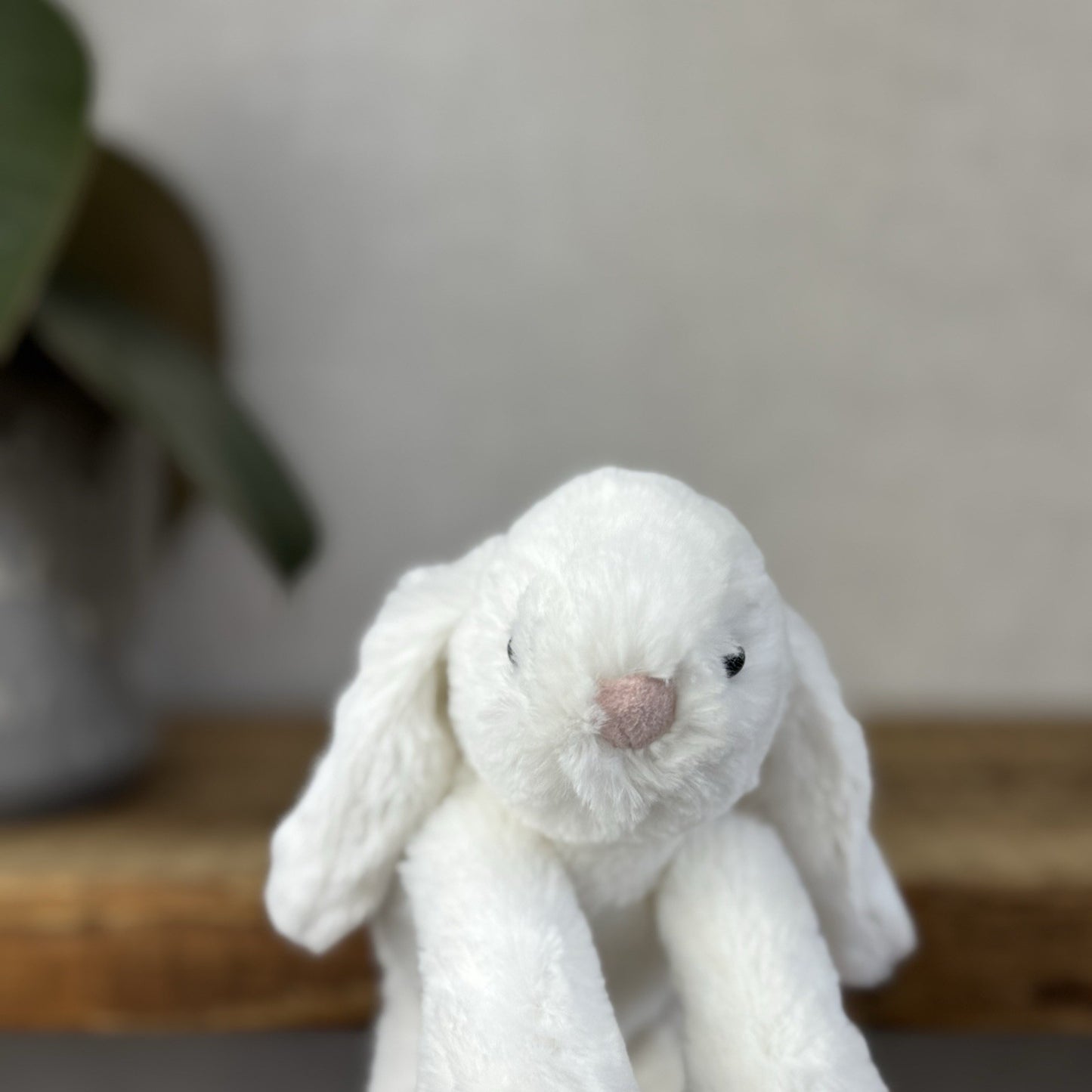 Jellycat Tiny White Smudge Bunny Rabbit - Tiny White Company Exclusive Smudge 8”