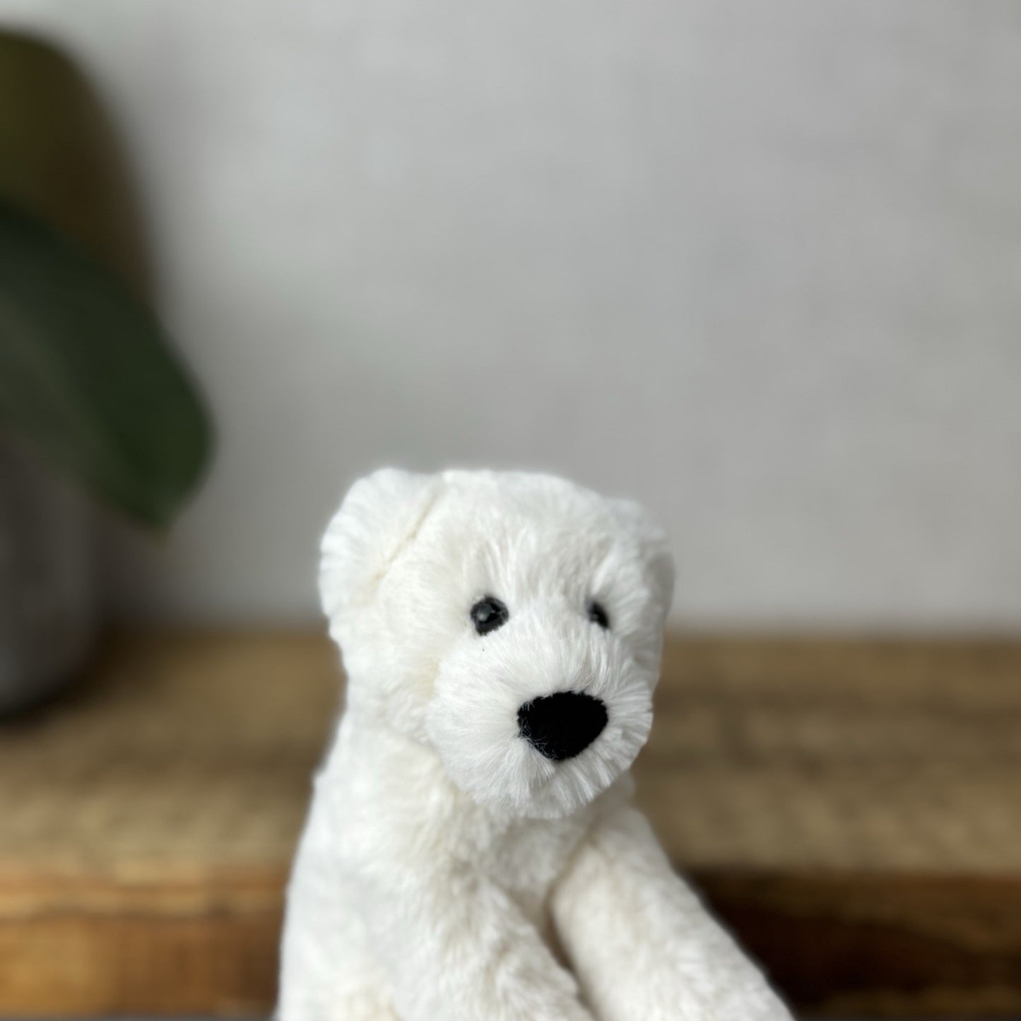 Jellycat Tiny Perry Polar Bear Tiny White Bear - Pocket Pal Plush Mini Beanie 5”