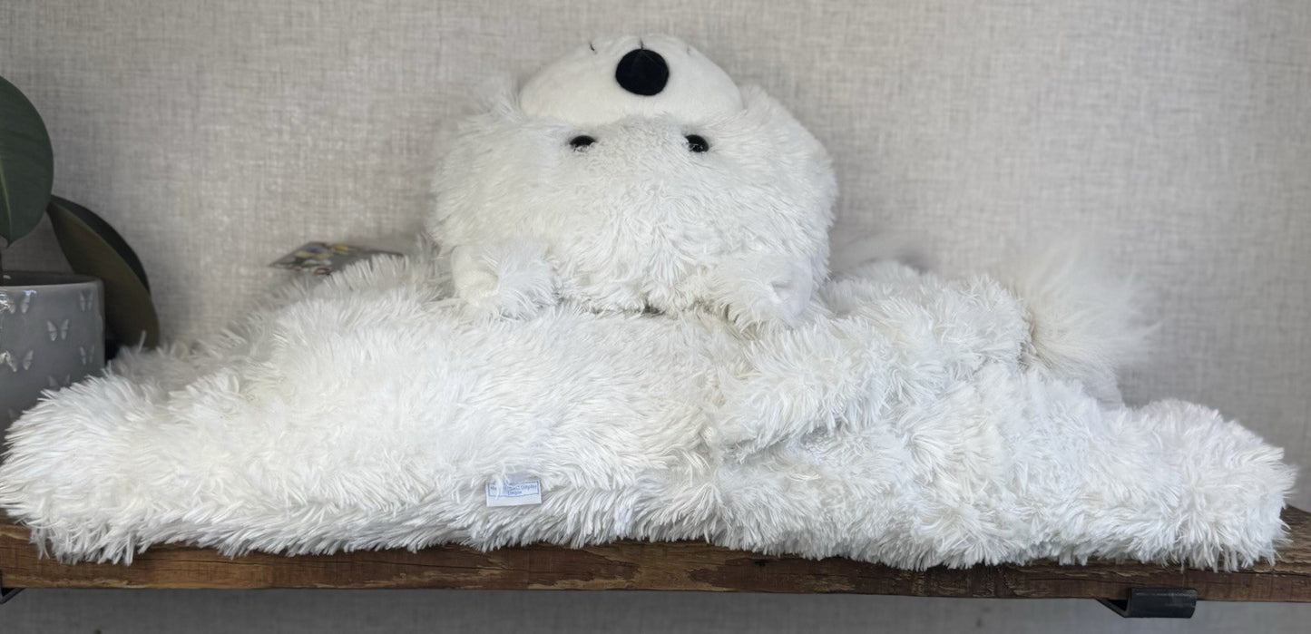 Huge Truffles White Cat - Little White Company/Jellycat Collab Large Cushion Cat