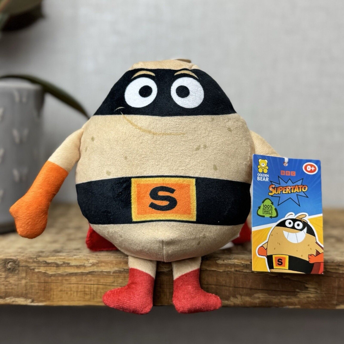 Cbeebies Supertato Soft Toy Plush - Small Super Potato Plush Character Kids New